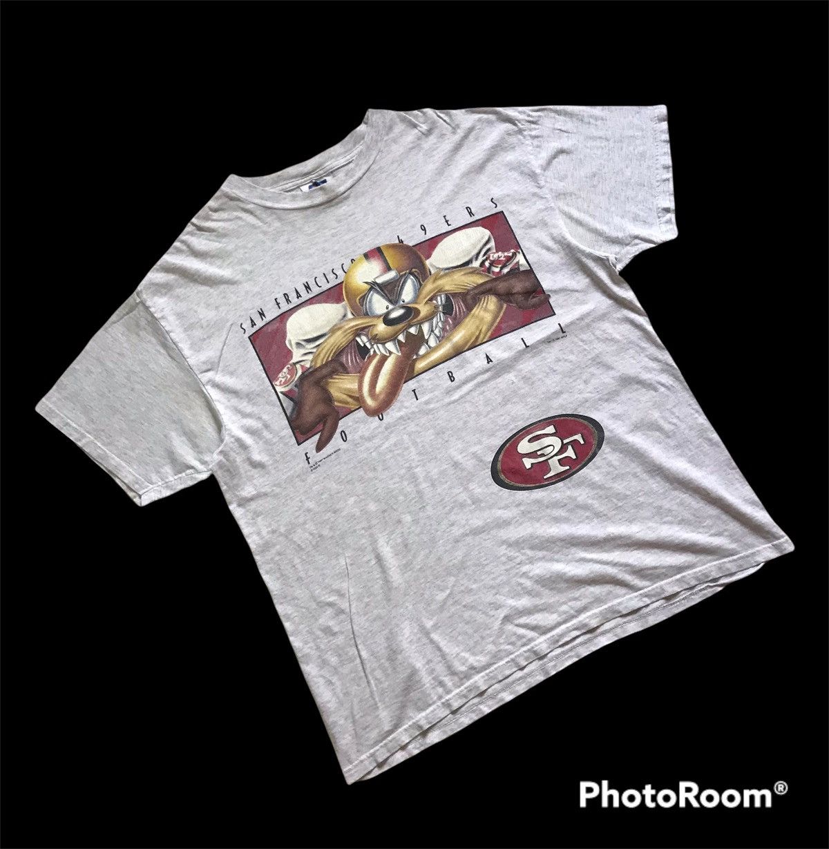 NFL Vintage 90s distressed Tazmania x San Francisco 49ERS tee Size US L / EU 52-54 / 3 - 1 Thumbnail