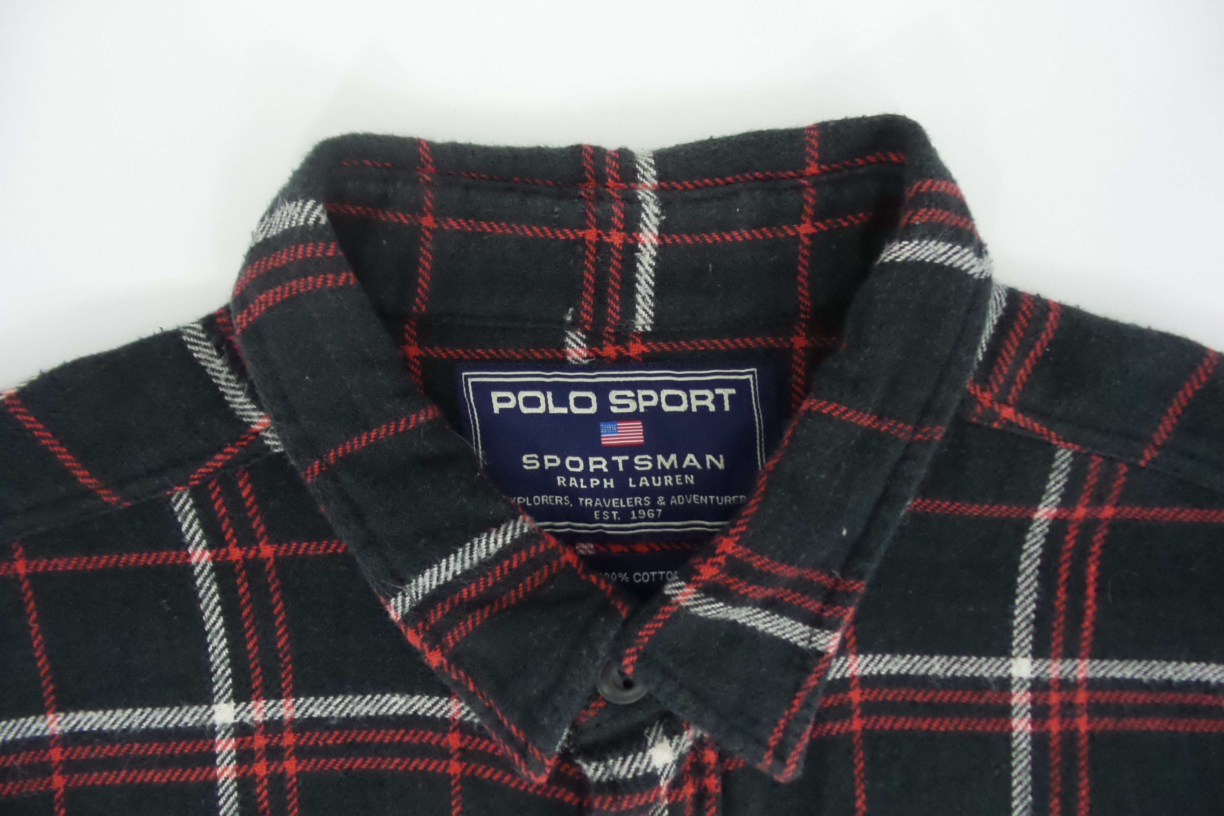 Polo Ralph Lauren × Ralph Lauren Polo Ralph Lauren Checkered Flannel Shirts Size US XL / EU 56 / 4 - 2 Thumbnail
