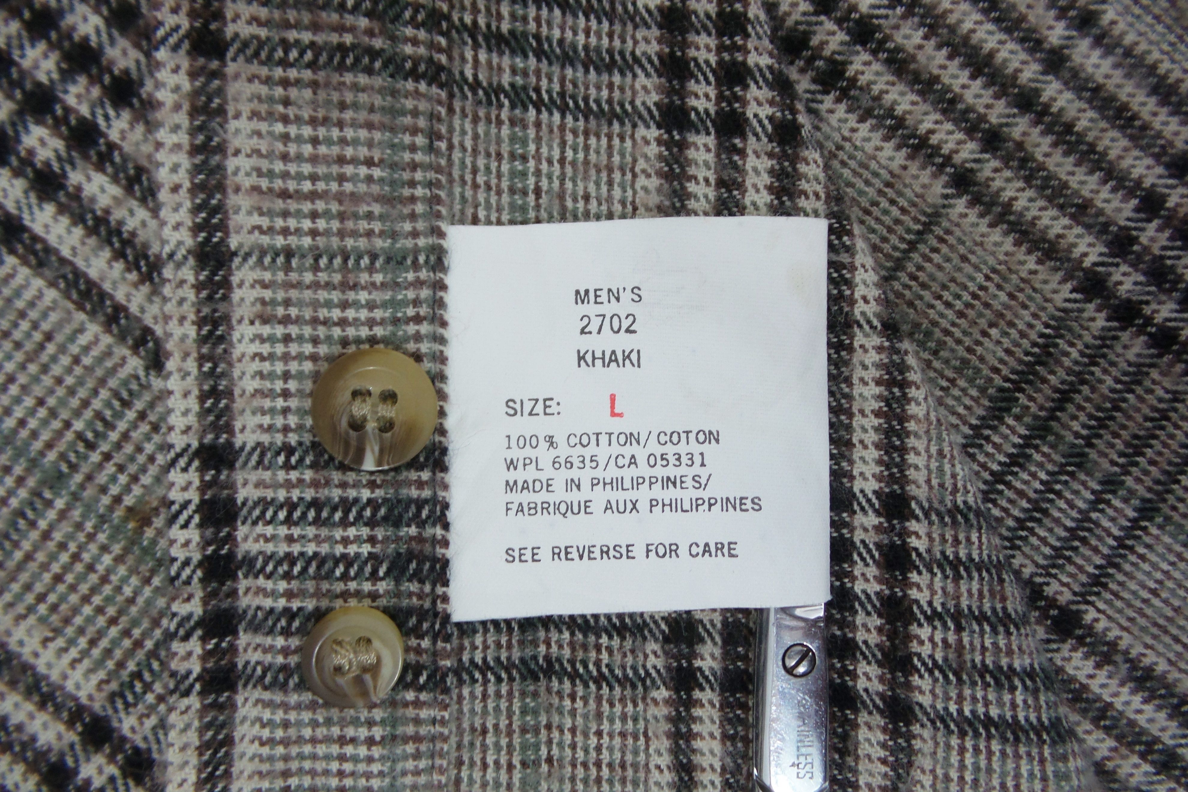 Woolrich Woolen Mills Woolrich Checkered Long Sleeve Shirts Size US L / EU 52-54 / 3 - 5 Thumbnail