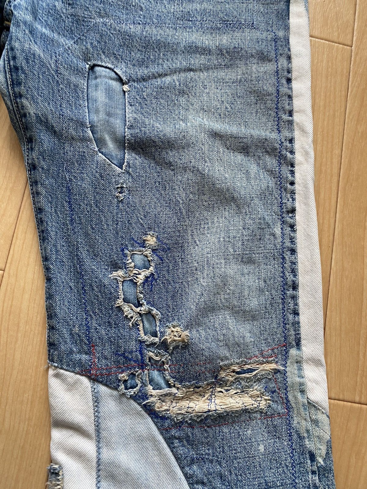 Kapital Kapital patchwork damaged denim Size US 36 / EU 52 - 6 Thumbnail