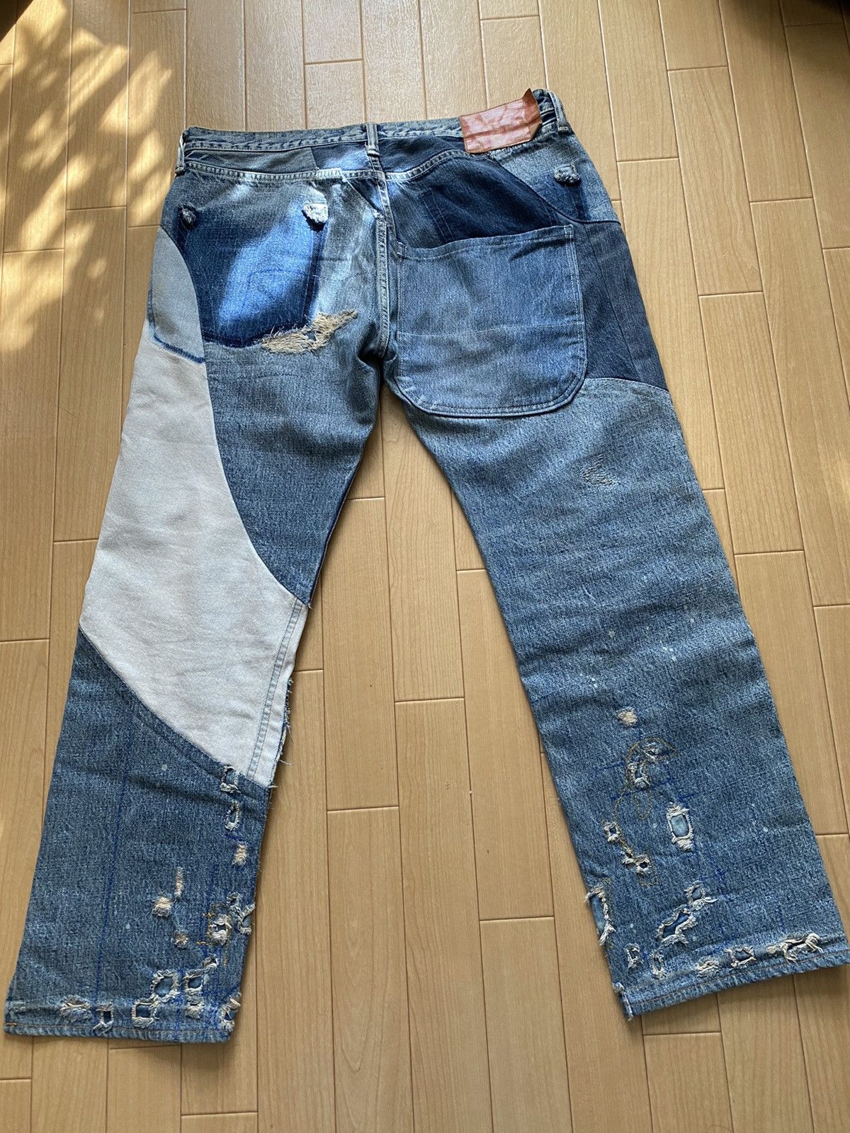 Kapital Kapital patchwork damaged denim Size US 36 / EU 52 - 2 Thumbnail