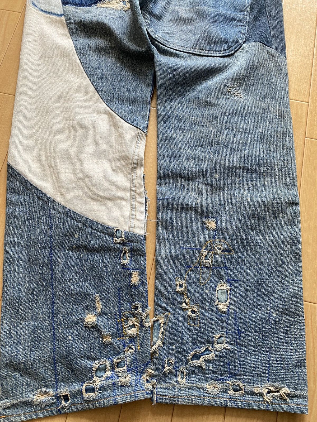 Kapital Kapital patchwork damaged denim Size US 36 / EU 52 - 9 Thumbnail