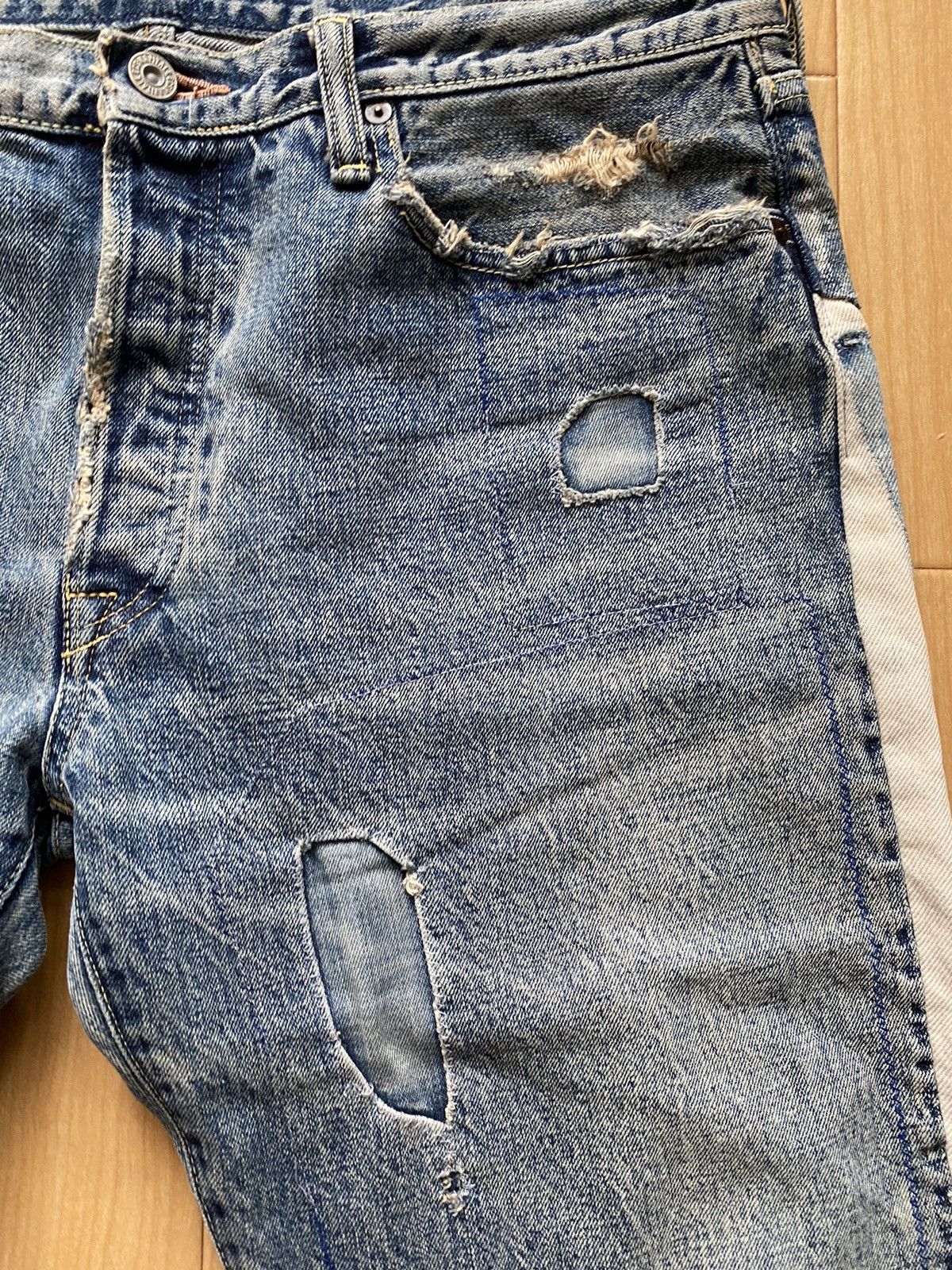 Kapital Kapital patchwork damaged denim Size US 36 / EU 52 - 4 Thumbnail