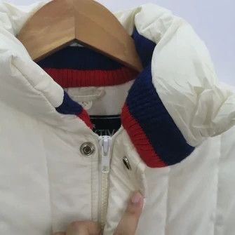 Japanese Brand 💣OFFER Vtg Winter Japanese Striped Puffer Jacket Size US S / EU 44-46 / 1 - 2 Thumbnail