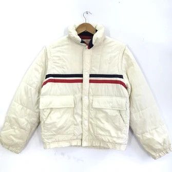 Japanese Brand 💣OFFER Vtg Winter Japanese Striped Puffer Jacket Size US S / EU 44-46 / 1 - 1 Thumbnail