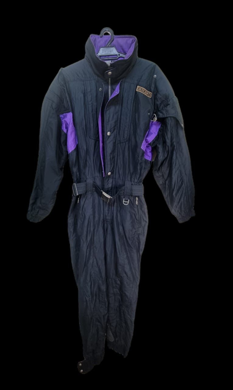 Descente Overall Racing Suit Black Purple Variant