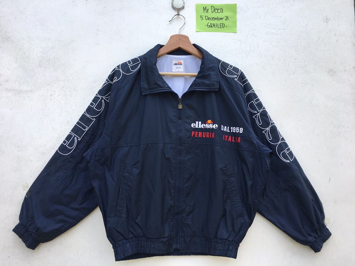 Ellesse Vintage Ellesse Perugia Italia Spellout Windbreaker Size US M / EU 48-50 / 2 - 10 Thumbnail