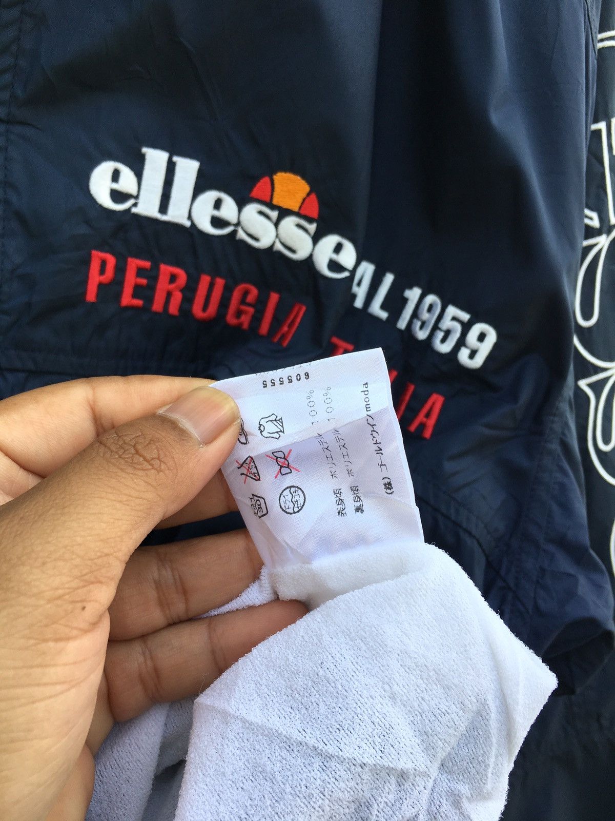 Ellesse Vintage Ellesse Perugia Italia Spellout Windbreaker Size US M / EU 48-50 / 2 - 12 Thumbnail