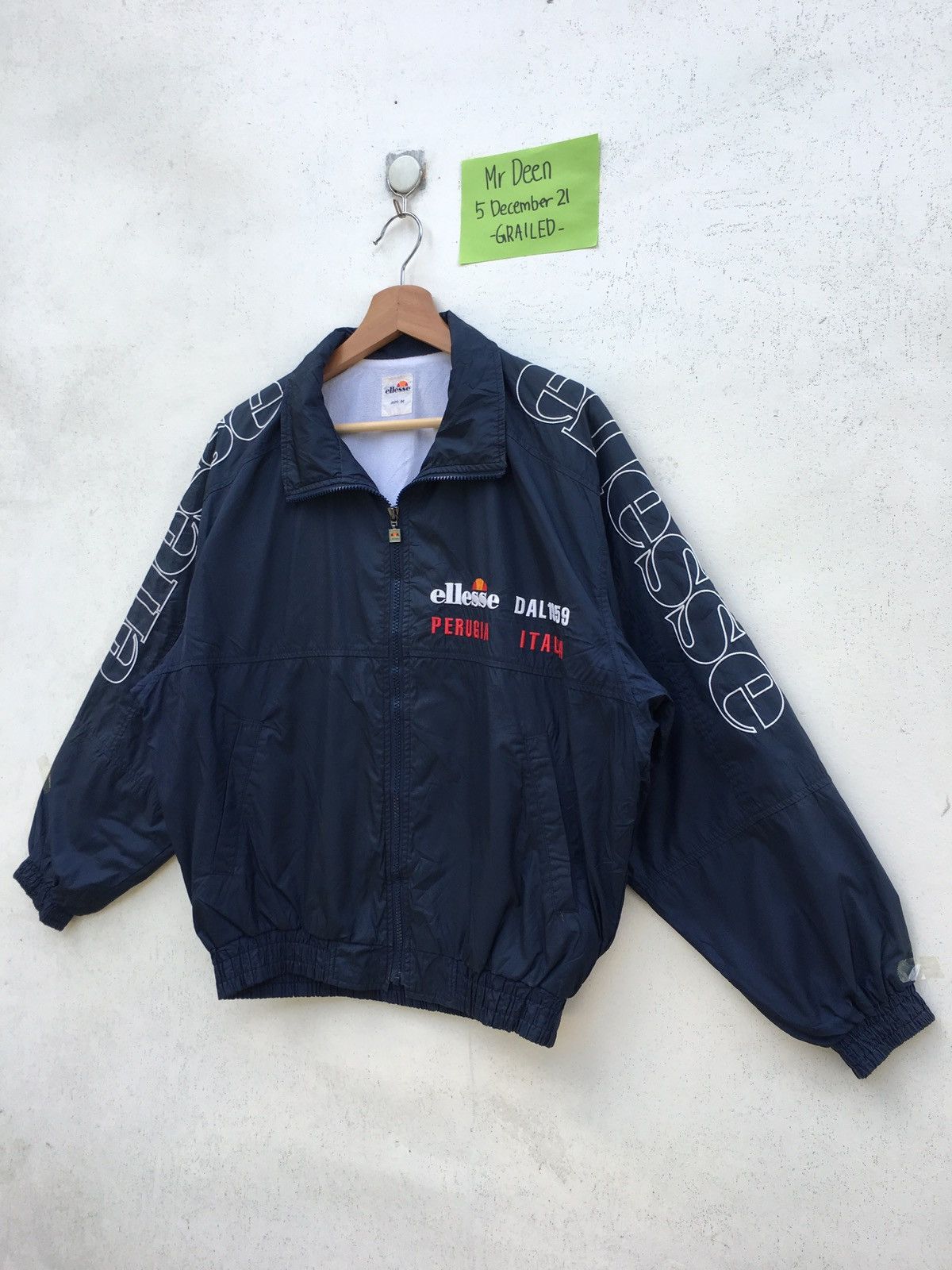 Ellesse Vintage Ellesse Perugia Italia Spellout Windbreaker Size US M / EU 48-50 / 2 - 4 Thumbnail