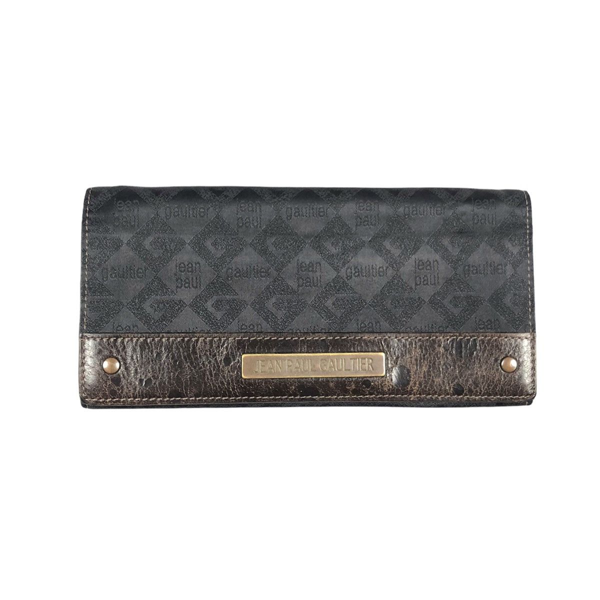 Jean Paul Gaultier Jean Paul Gaultier Monogram Logo Long Wallet Size ONE SIZE - 9 Thumbnail