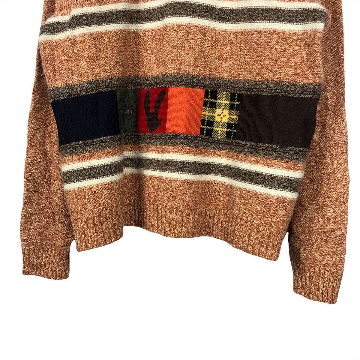 Jean Charles De Castelbajac DOPE🔥Vintage Castelbajac +2 Nature Knit Sweater Size US L / EU 52-54 / 3 - 3 Thumbnail