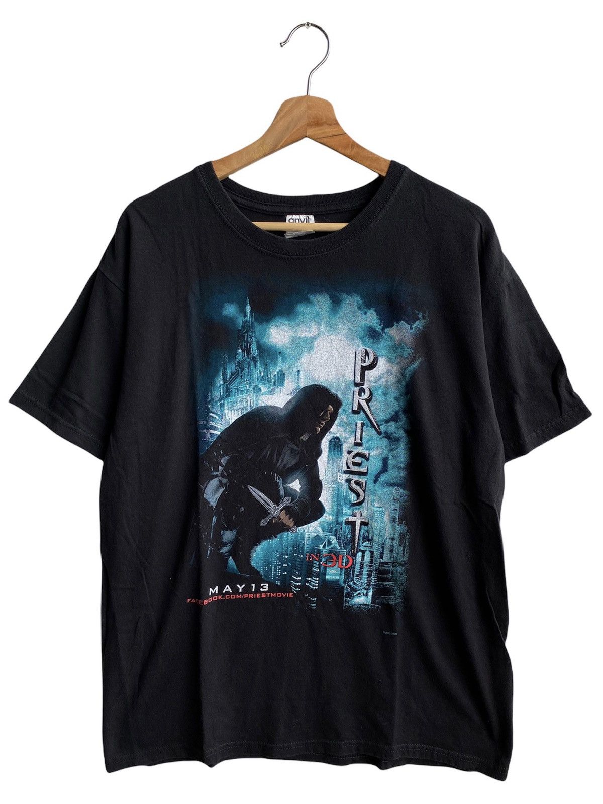 Vintage 🔥🔥 Vintage PRIEST Horror movie tee Size US L / EU 52-54 / 3 - 1 Thumbnail