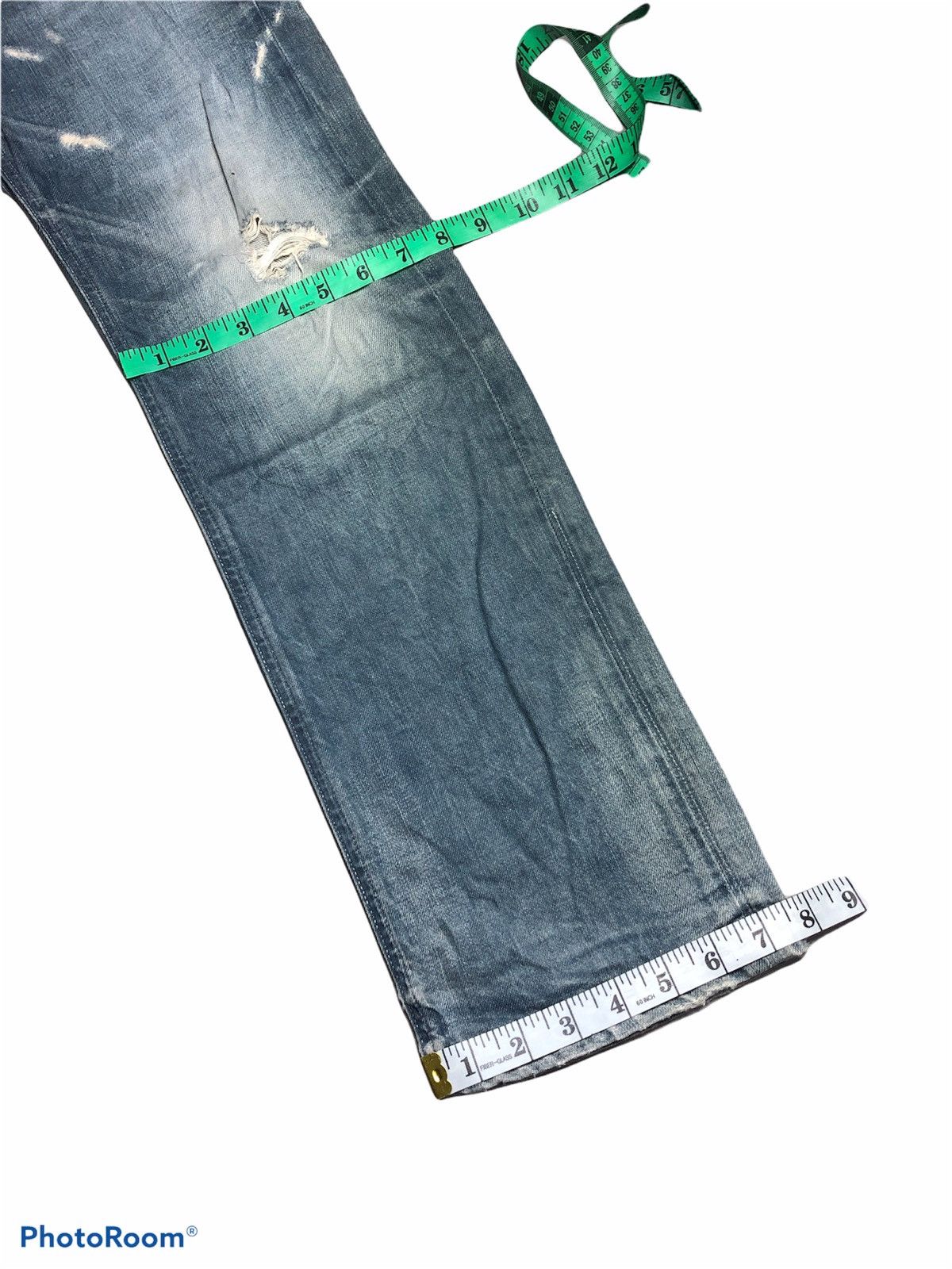 G-Star G Star Raw 3301 Distressed Jeans Denim Size US 30 / EU 46 - 12 Thumbnail