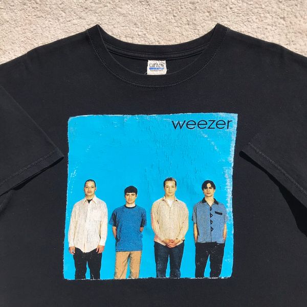 新宿 .WEEZER - Blue Album Tシャツ バンド バンT ブルー - トップス
