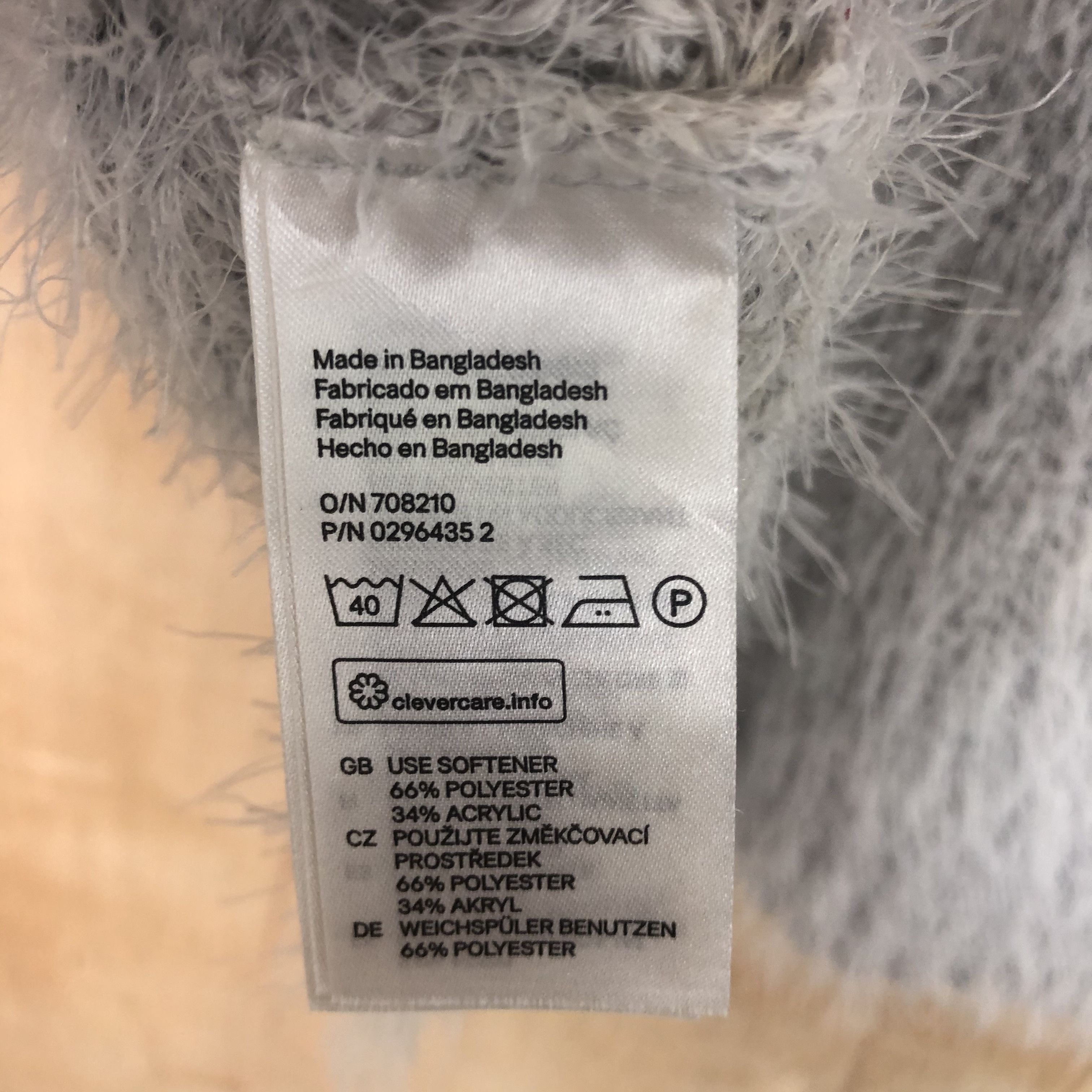 Homespun Knitwear × Hypebeast × Japanese Brand DLL Divided Mohair grey shag shaggy mohair knitwear #c032 Size US M / EU 48-50 / 2 - 15 Thumbnail