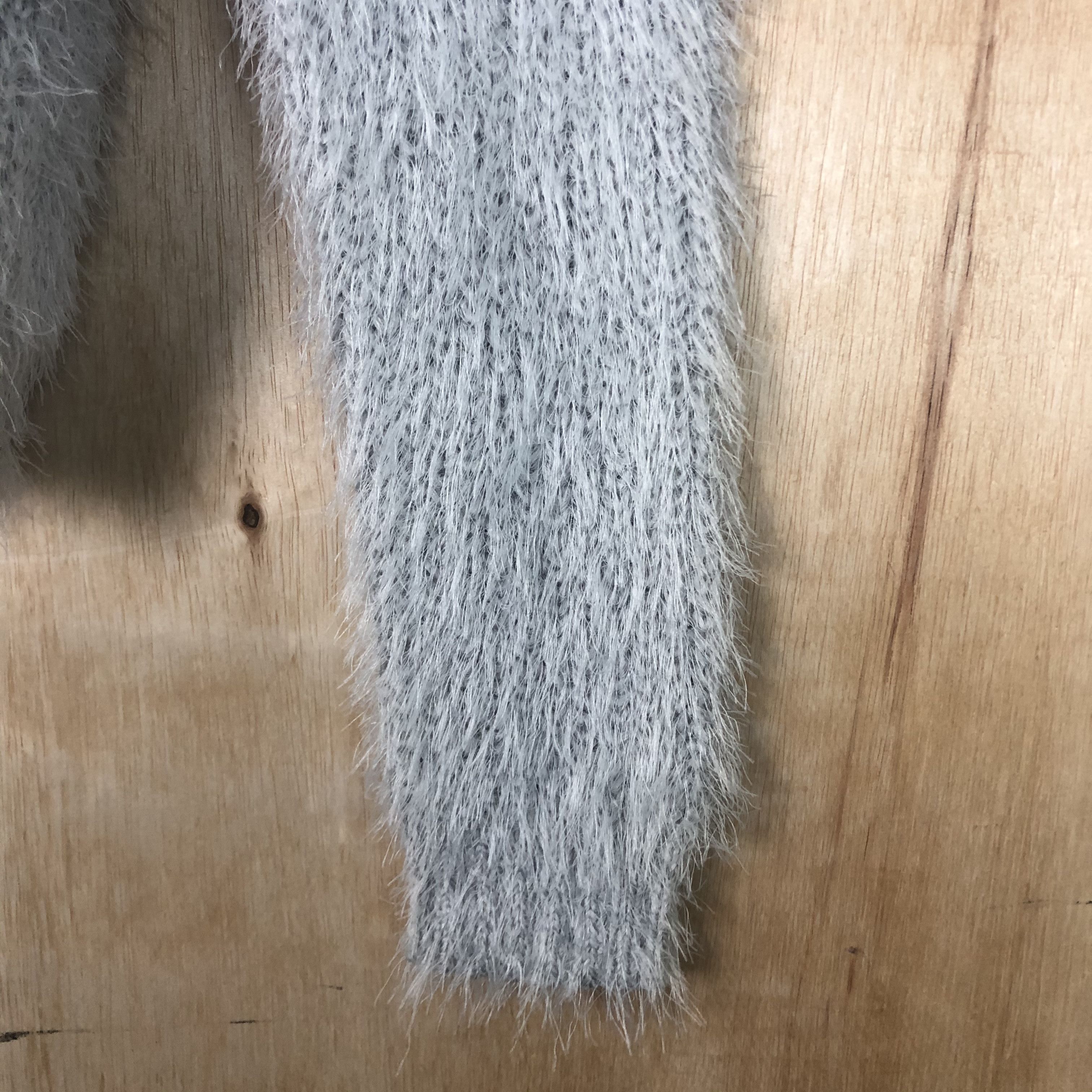 Homespun Knitwear × Hypebeast × Japanese Brand DLL Divided Mohair grey shag shaggy mohair knitwear #c032 Size US M / EU 48-50 / 2 - 4 Thumbnail