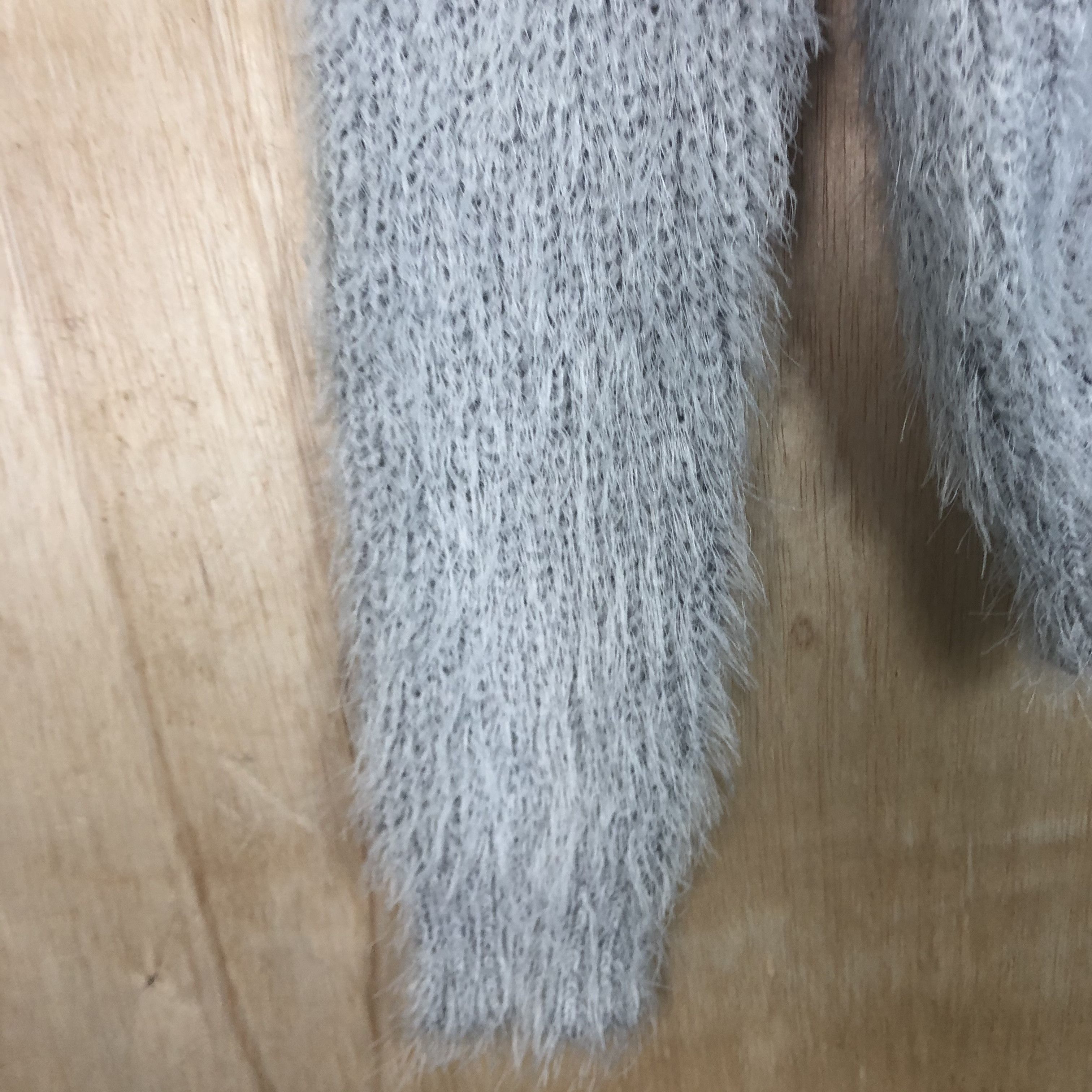 Homespun Knitwear × Hypebeast × Japanese Brand DLL Divided Mohair grey shag shaggy mohair knitwear #c032 Size US M / EU 48-50 / 2 - 6 Thumbnail