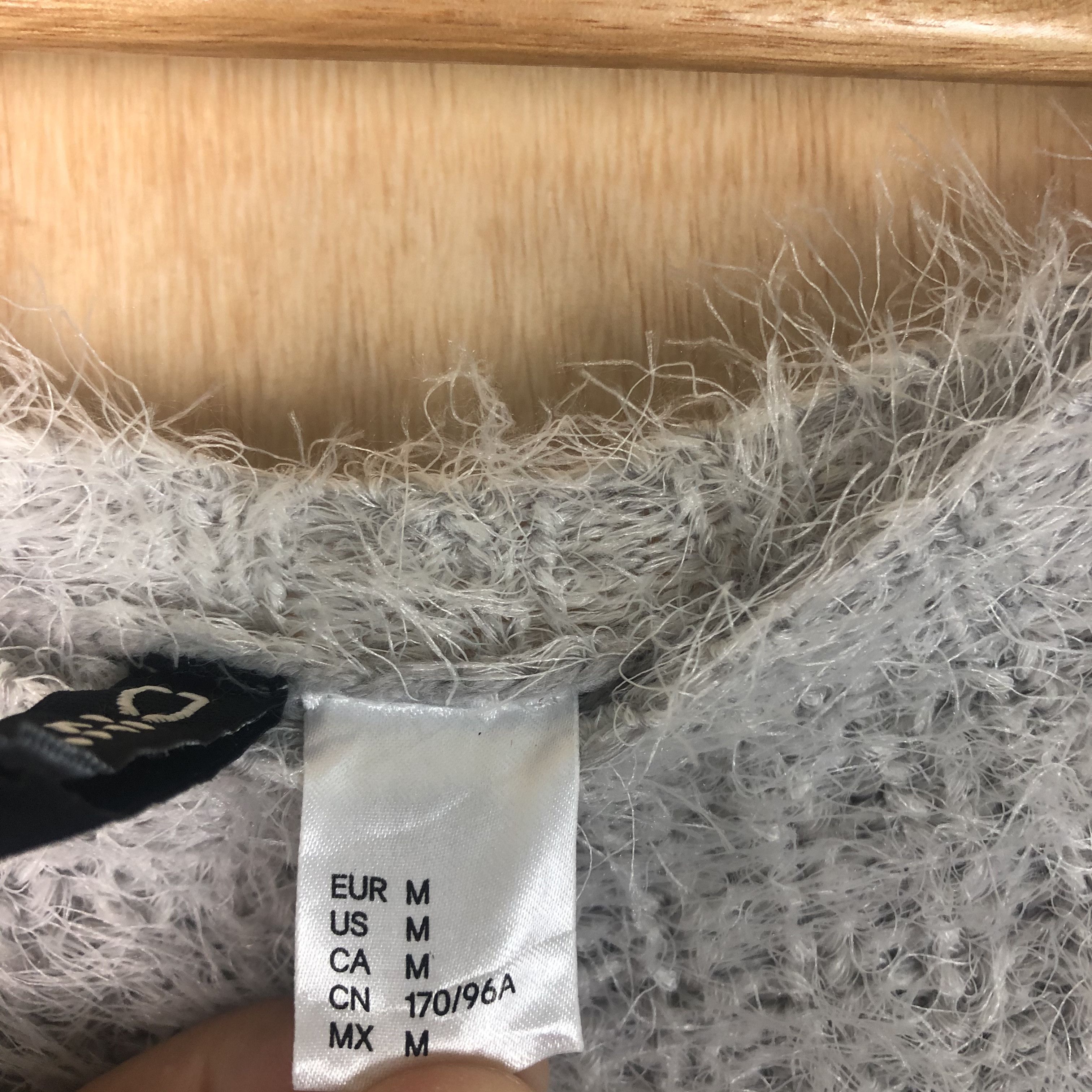 Homespun Knitwear × Hypebeast × Japanese Brand DLL Divided Mohair grey shag shaggy mohair knitwear #c032 Size US M / EU 48-50 / 2 - 11 Thumbnail