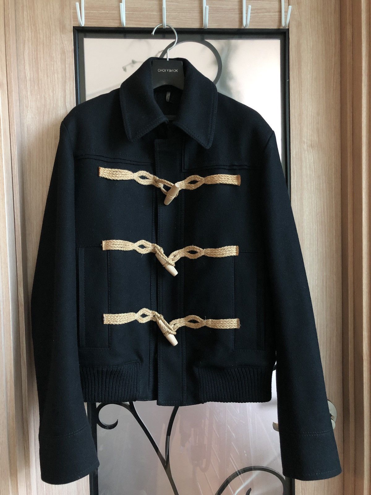 Dior × Hedi Slimane FW06 Dior Homme Runway Duffle Coat Short