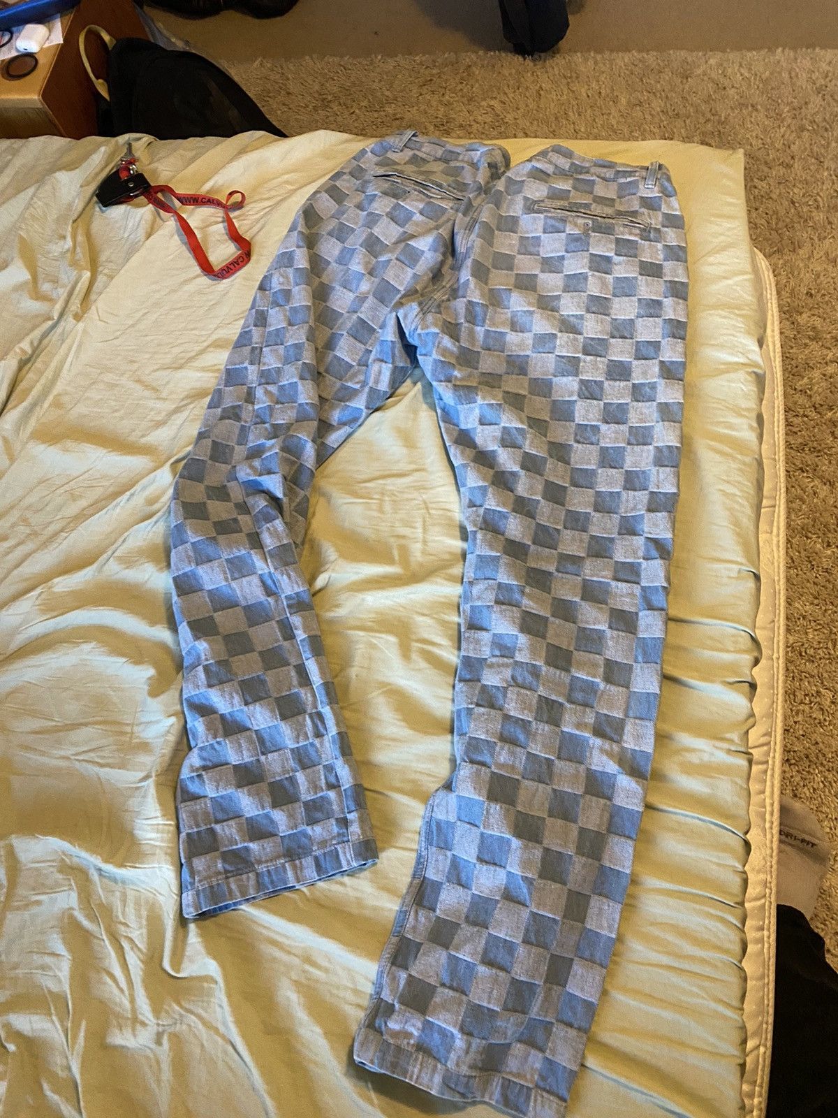 Pleasures Pleasure checkered denim jeans Size US 36 / EU 52 - 5 Thumbnail