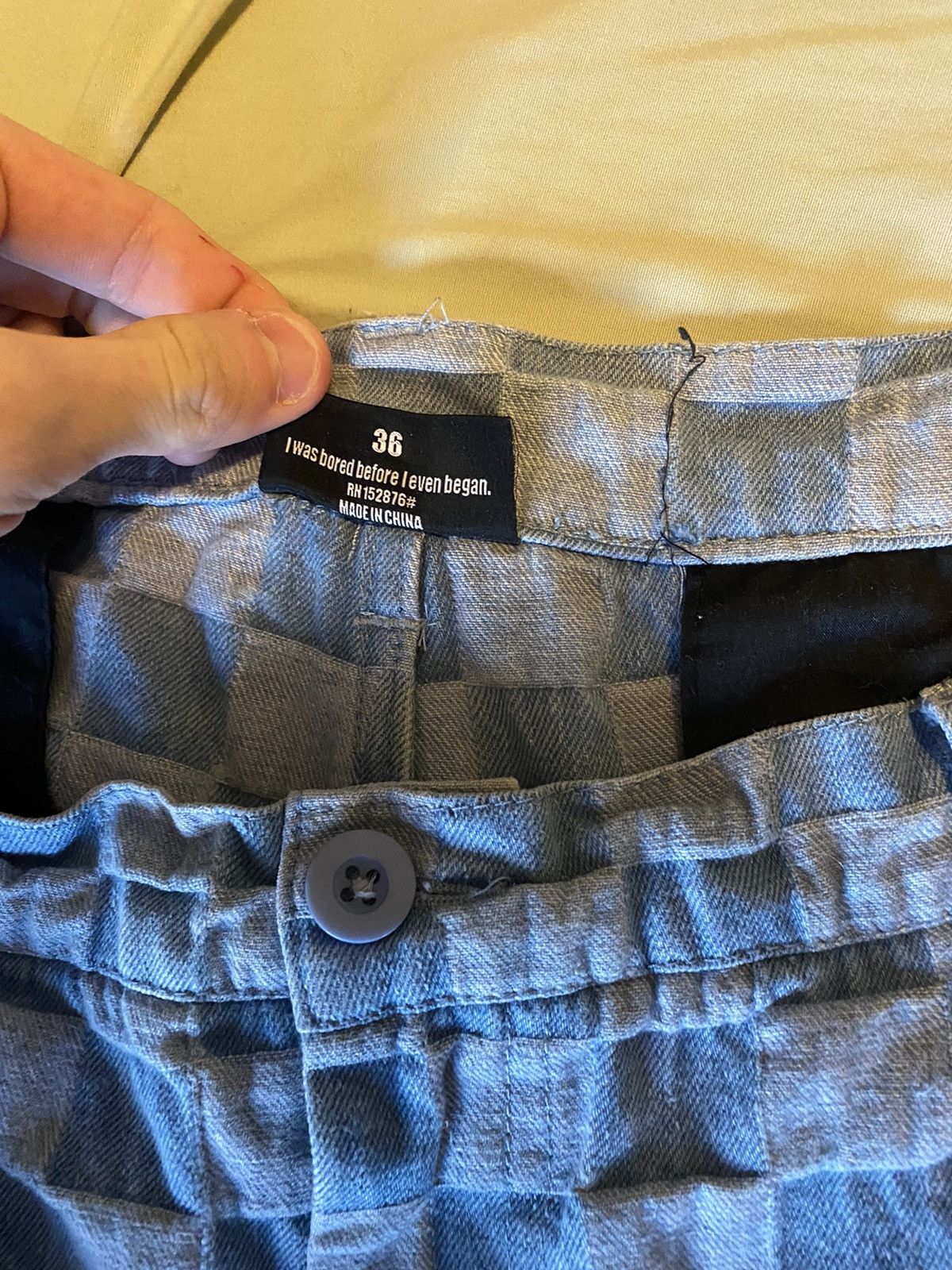 Pleasures Pleasure checkered denim jeans Size US 36 / EU 52 - 4 Thumbnail