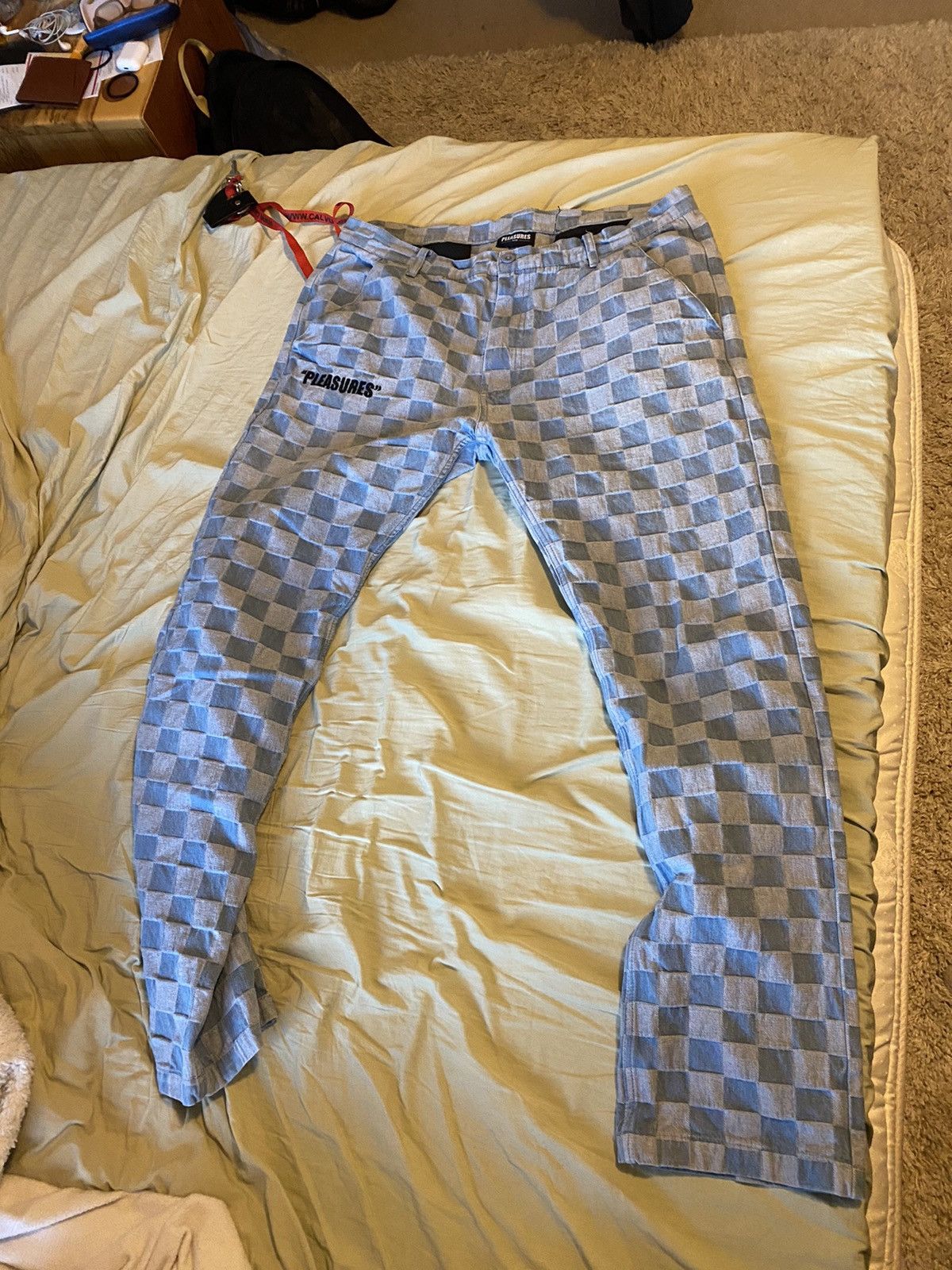 Pleasures Pleasure checkered denim jeans Size US 36 / EU 52 - 1 Thumbnail