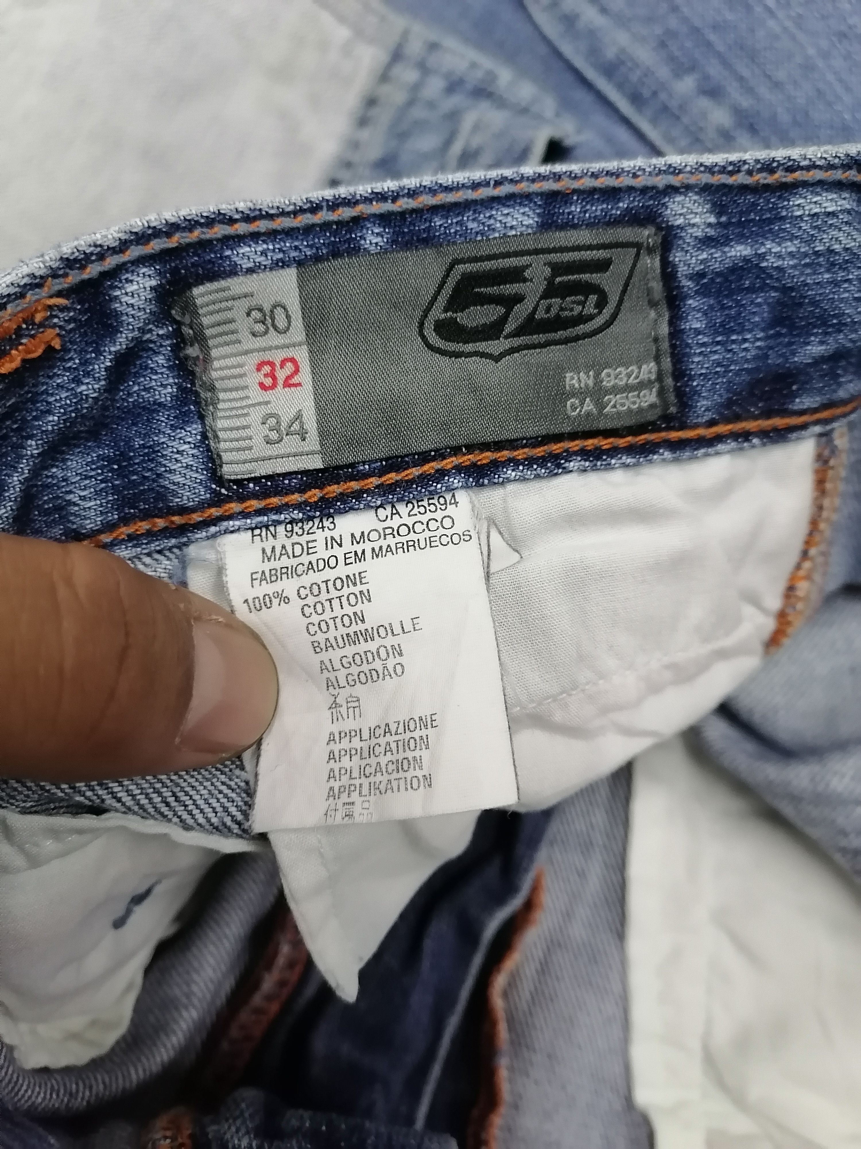 Japanese Brand Multizipper Pocket 55 Dsl Denim Pants Size US 35 - 9 Thumbnail