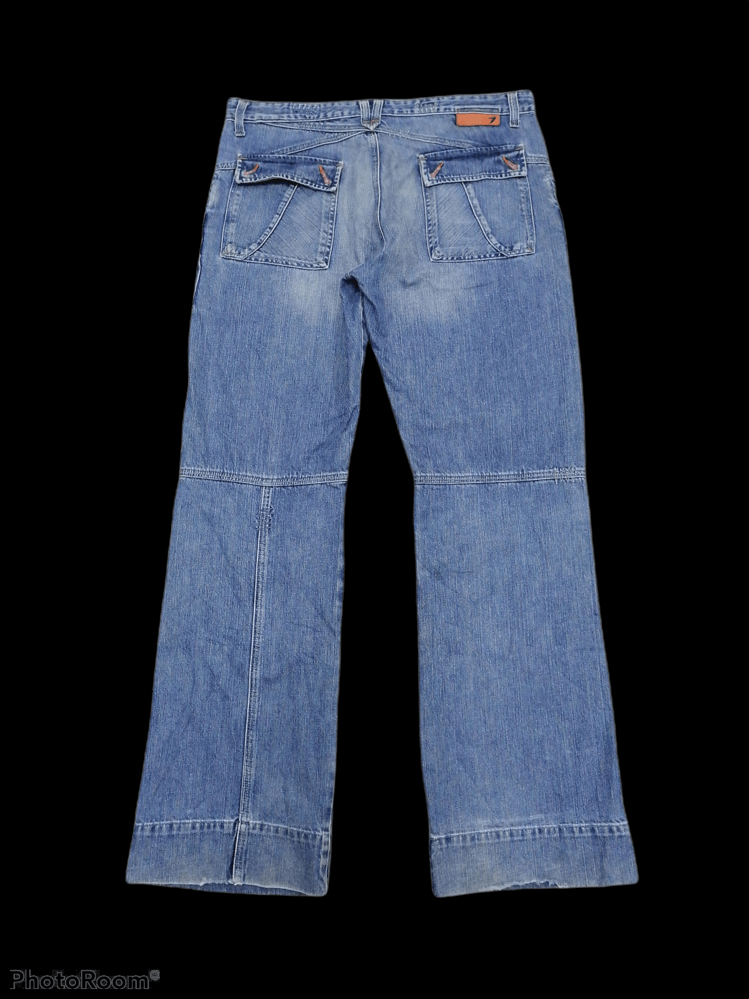 Japanese Brand Multizipper Pocket 55 Dsl Denim Pants Size US 35 - 6 Thumbnail