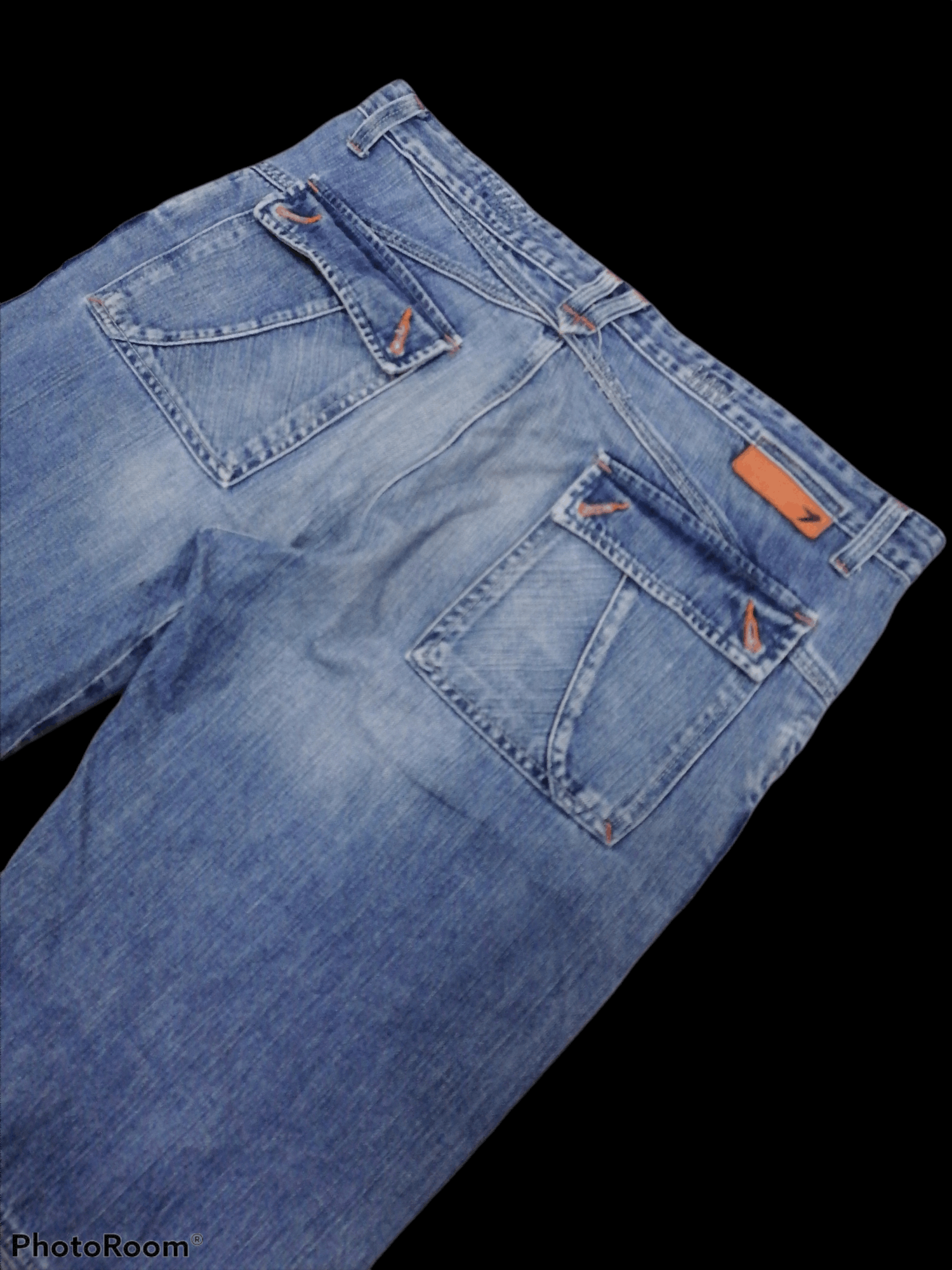 Japanese Brand Multizipper Pocket 55 Dsl Denim Pants Size US 35 - 7 Thumbnail