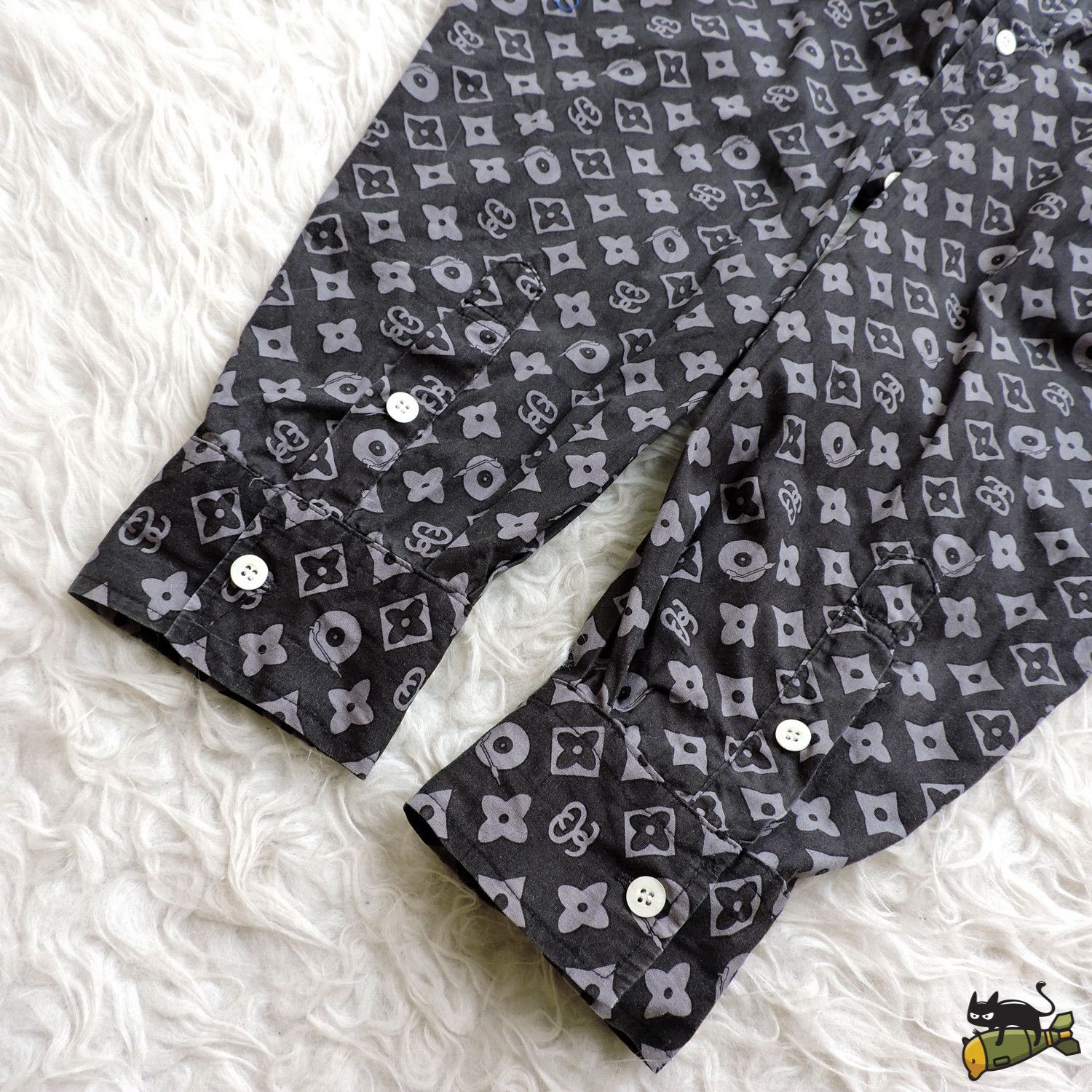 Stussy Stussy Monogram Shirt ** FINAL DROP ** Size US M / EU 48-50 / 2 - 8 Thumbnail