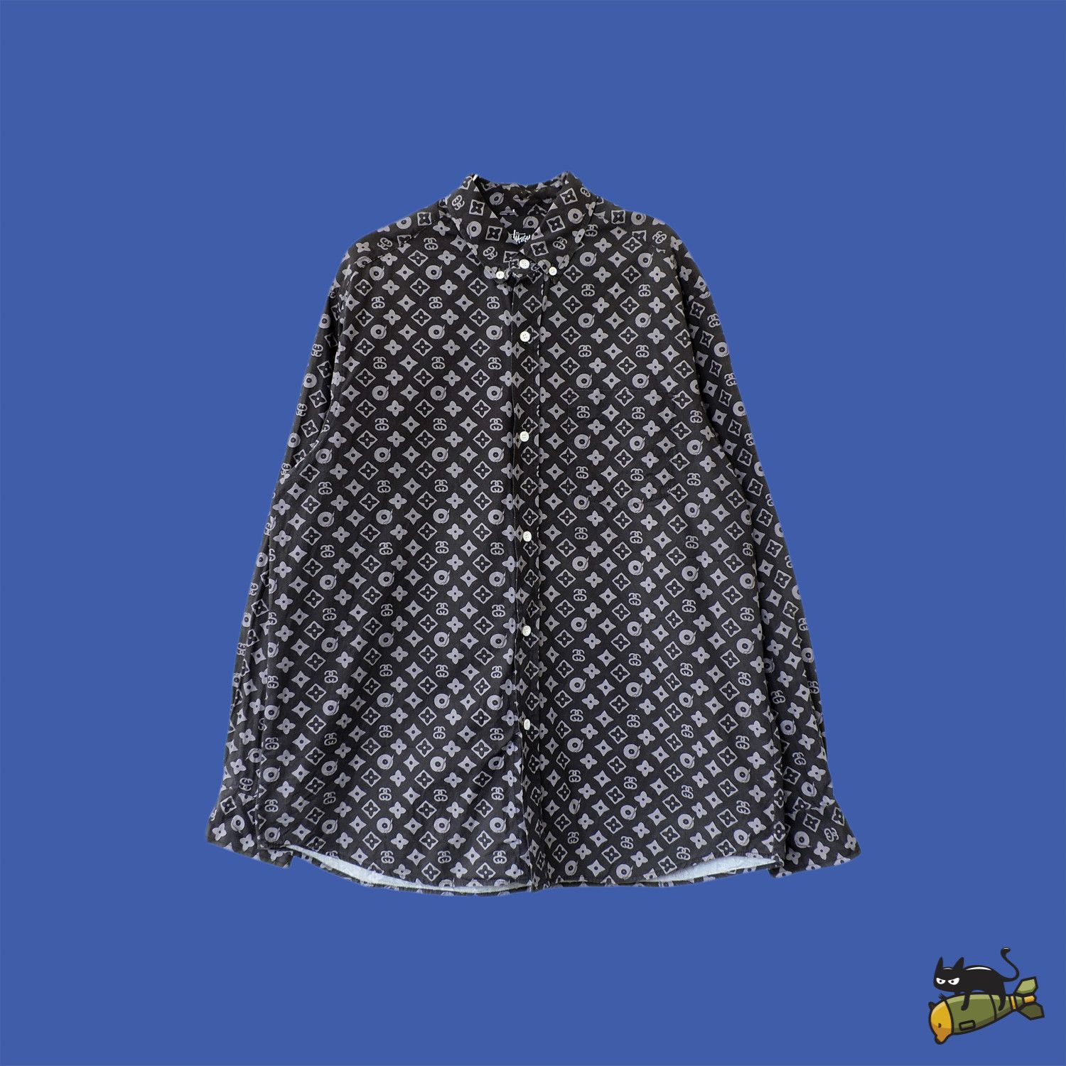 Stussy Stussy Monogram Shirt ** FINAL DROP ** Size US M / EU 48-50 / 2 - 1 Thumbnail