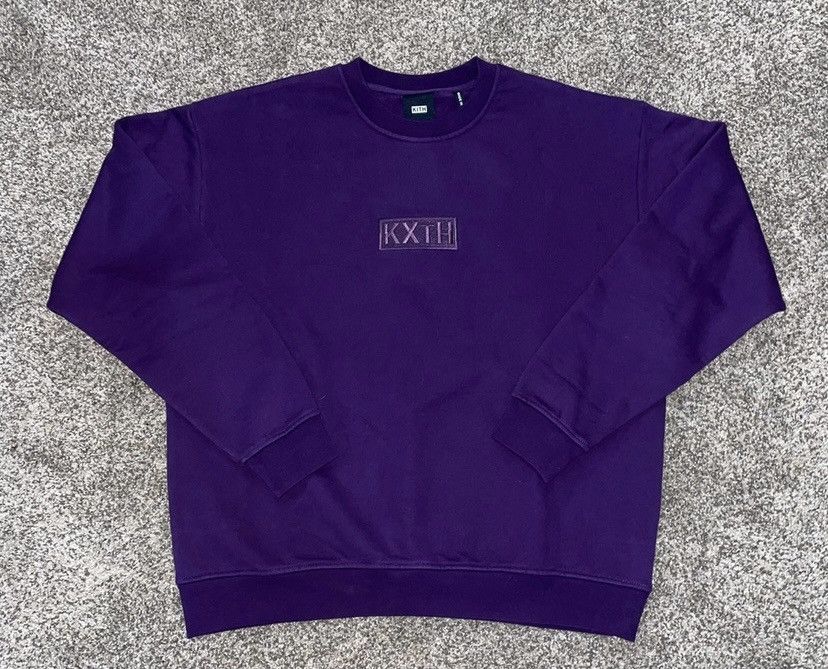 Kith Kith Cyber Monday Box Logo Crewneck - Mission | Grailed