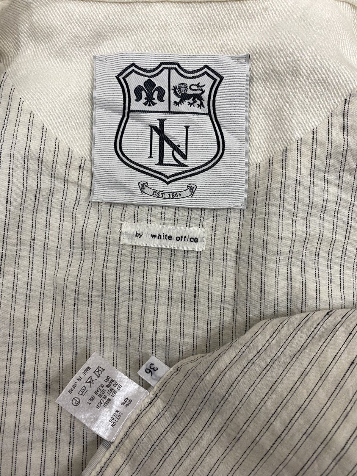 Japanese Brand NL by White Office Raccagni Zipper Size US M / EU 48-50 / 2 - 6 Thumbnail
