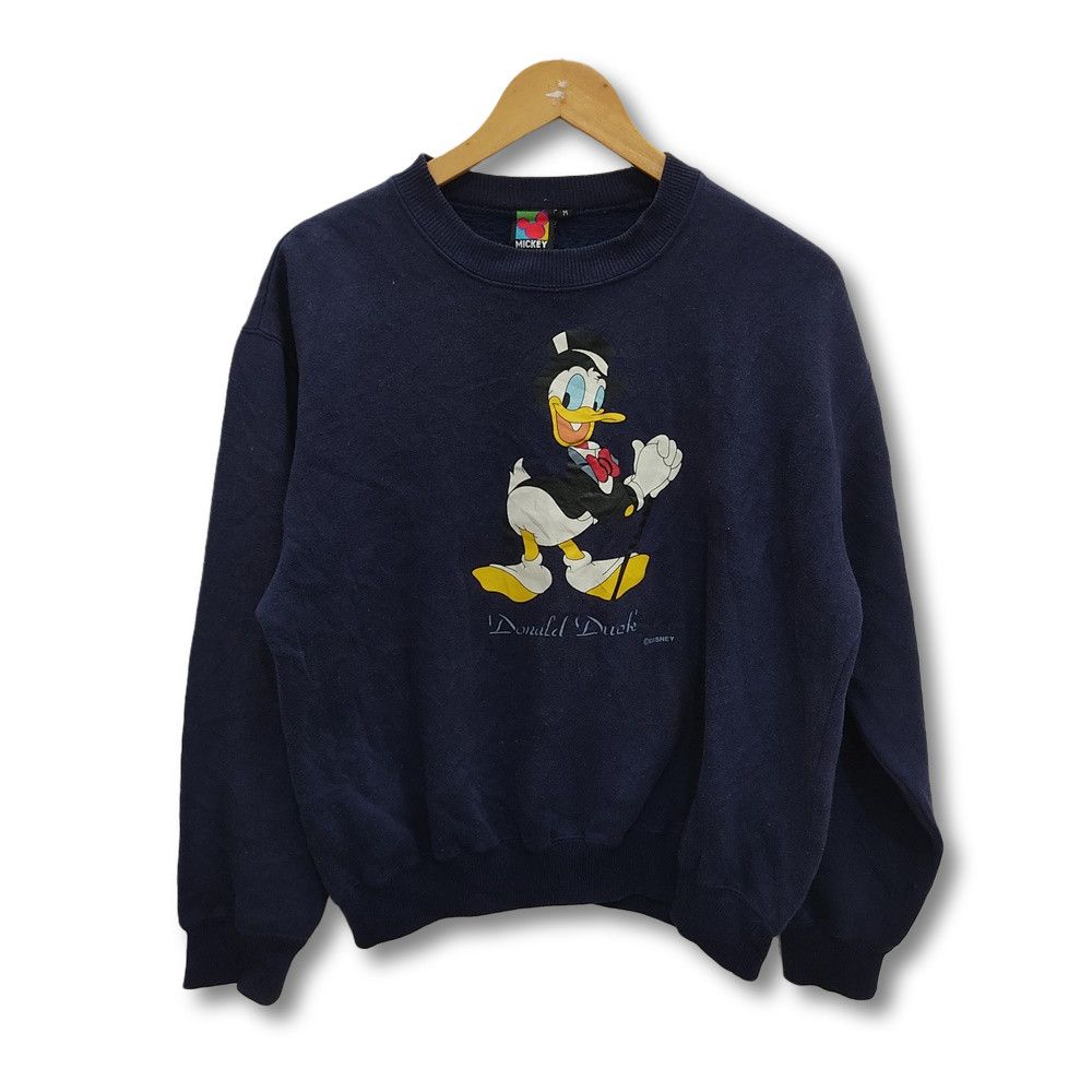 Cartoon Network × Disney × Vintage Vintage Disney Donald Duck 80s 90s Cartoon Sweatshirt Size US M / EU 48-50 / 2 - 1 Thumbnail