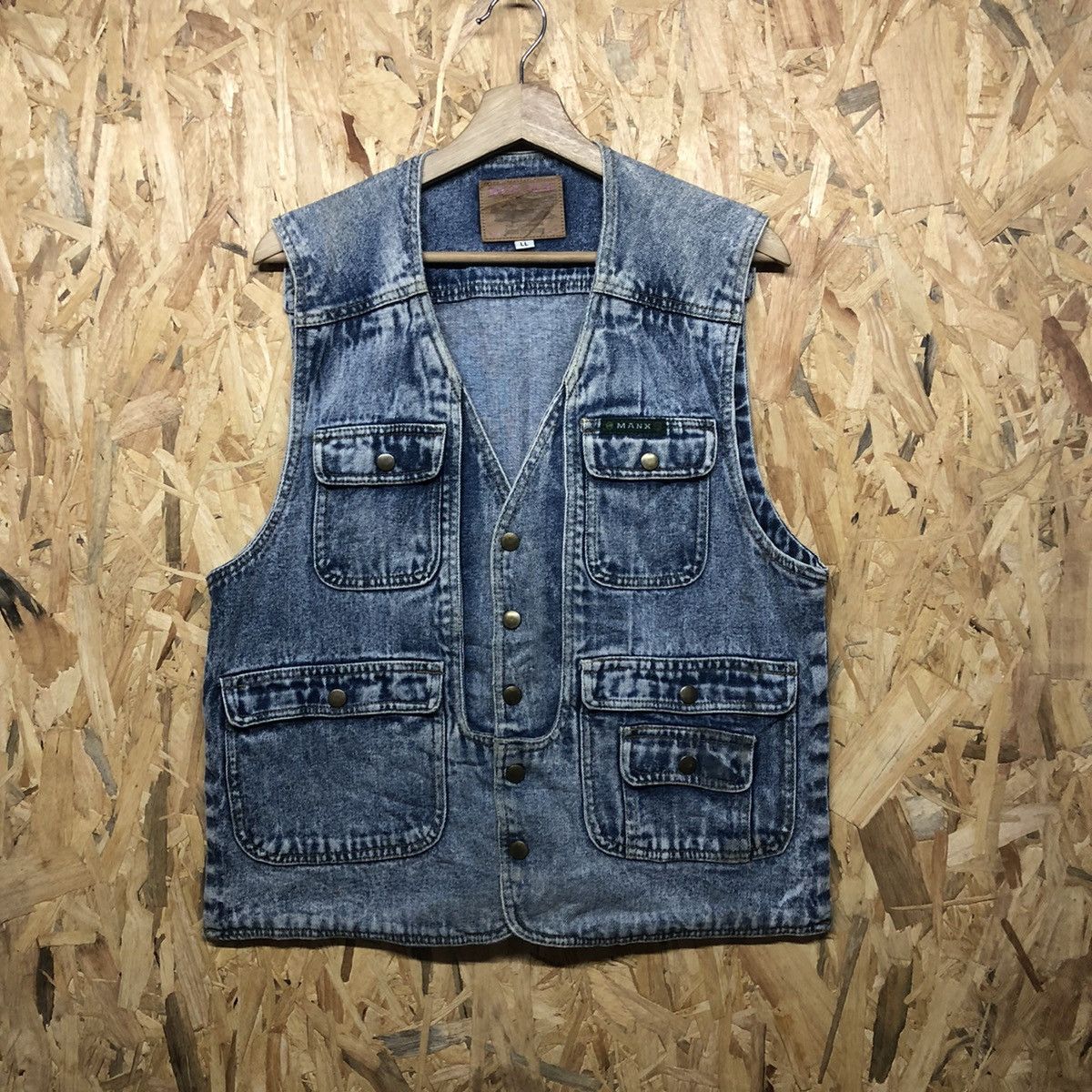 MANX USA COTTON JEANS VEST