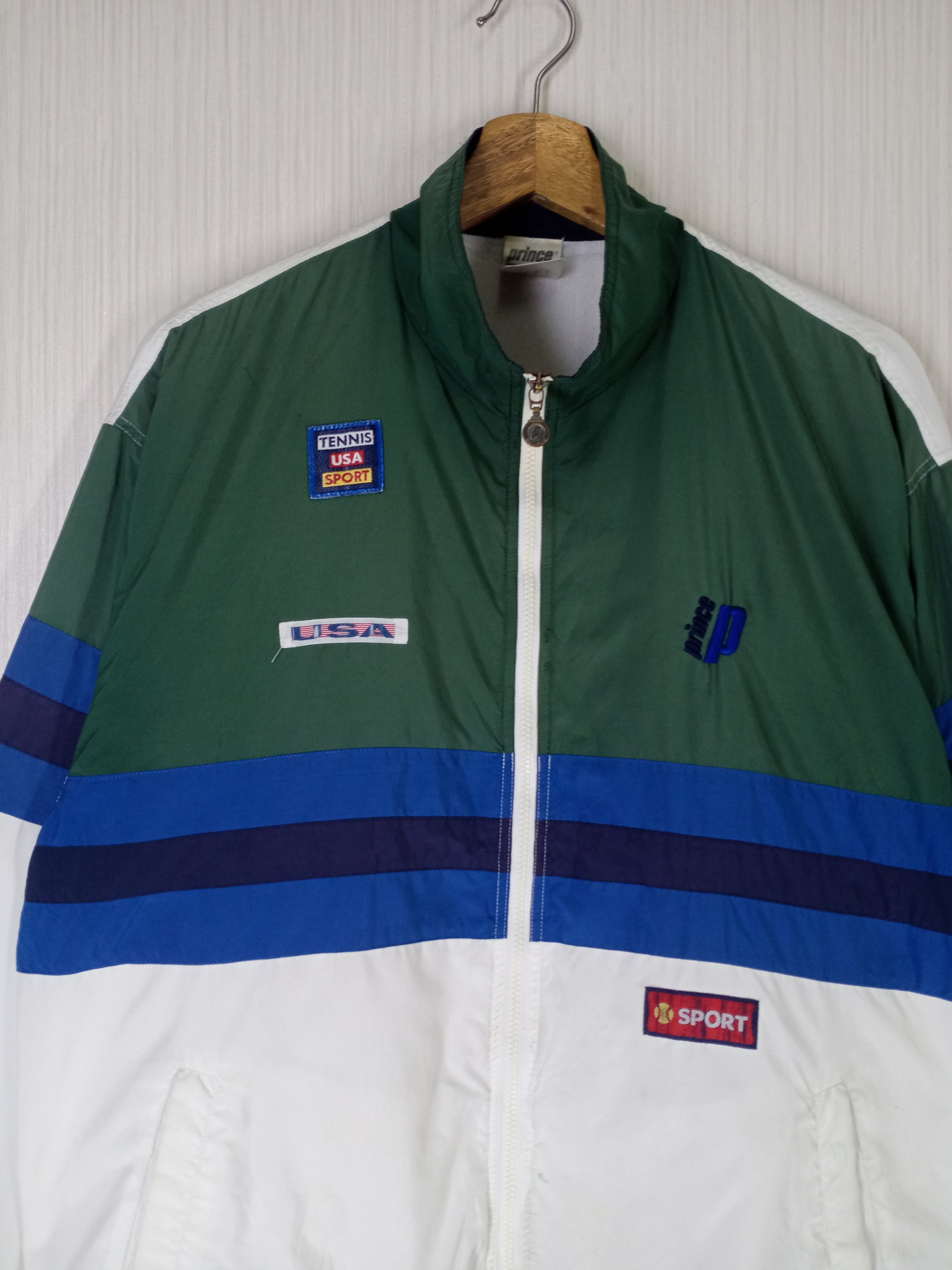 Prince Rare Vintage 90s Prince Tennis USA Sport Light Jacket Size US M / EU 48-50 / 2 - 2 Thumbnail