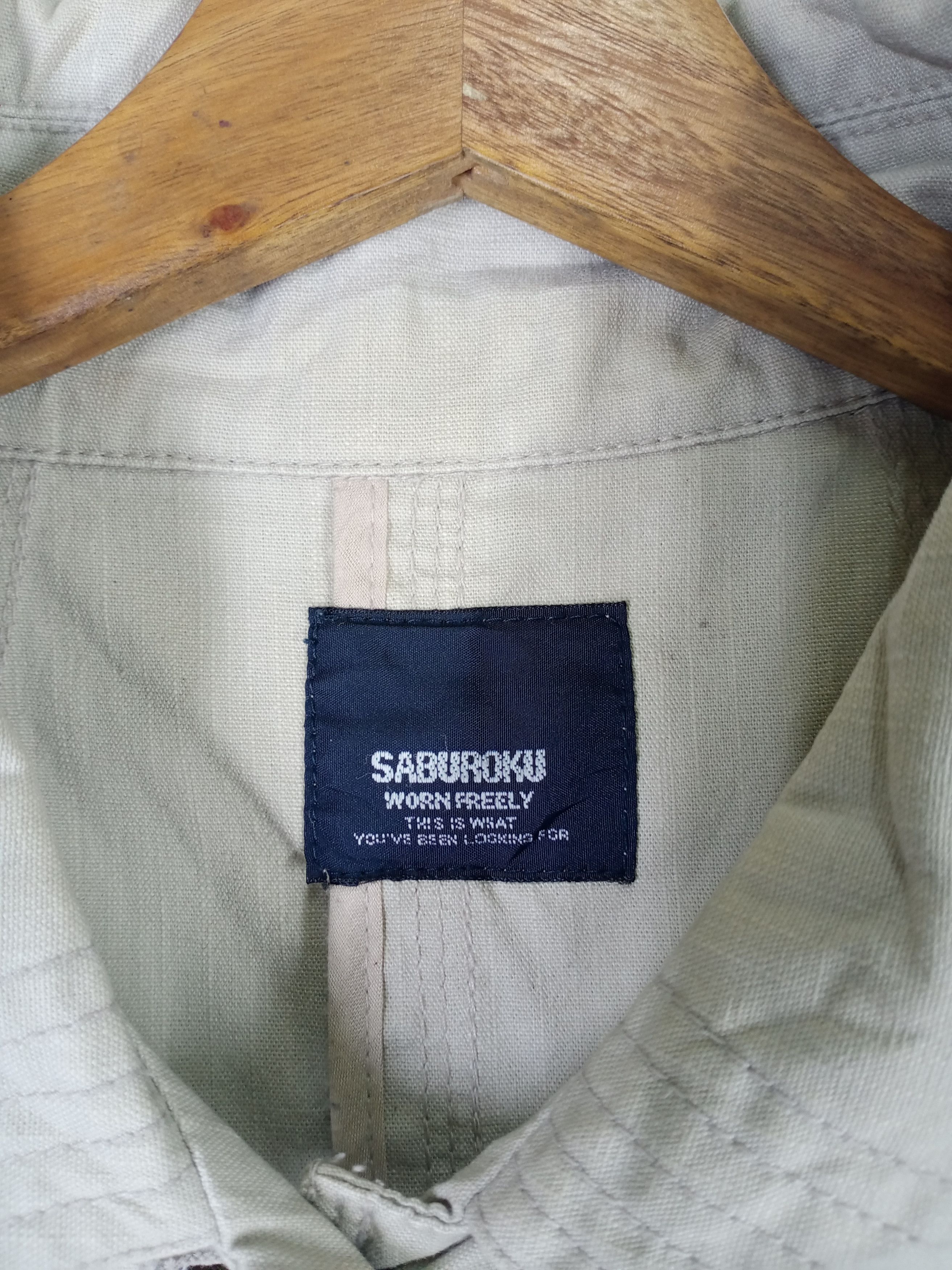 Designer × Japanese Brand Rare Vintage Saburoku Worn Freely Japanese Brand Jacket Size US L / EU 52-54 / 3 - 8 Thumbnail
