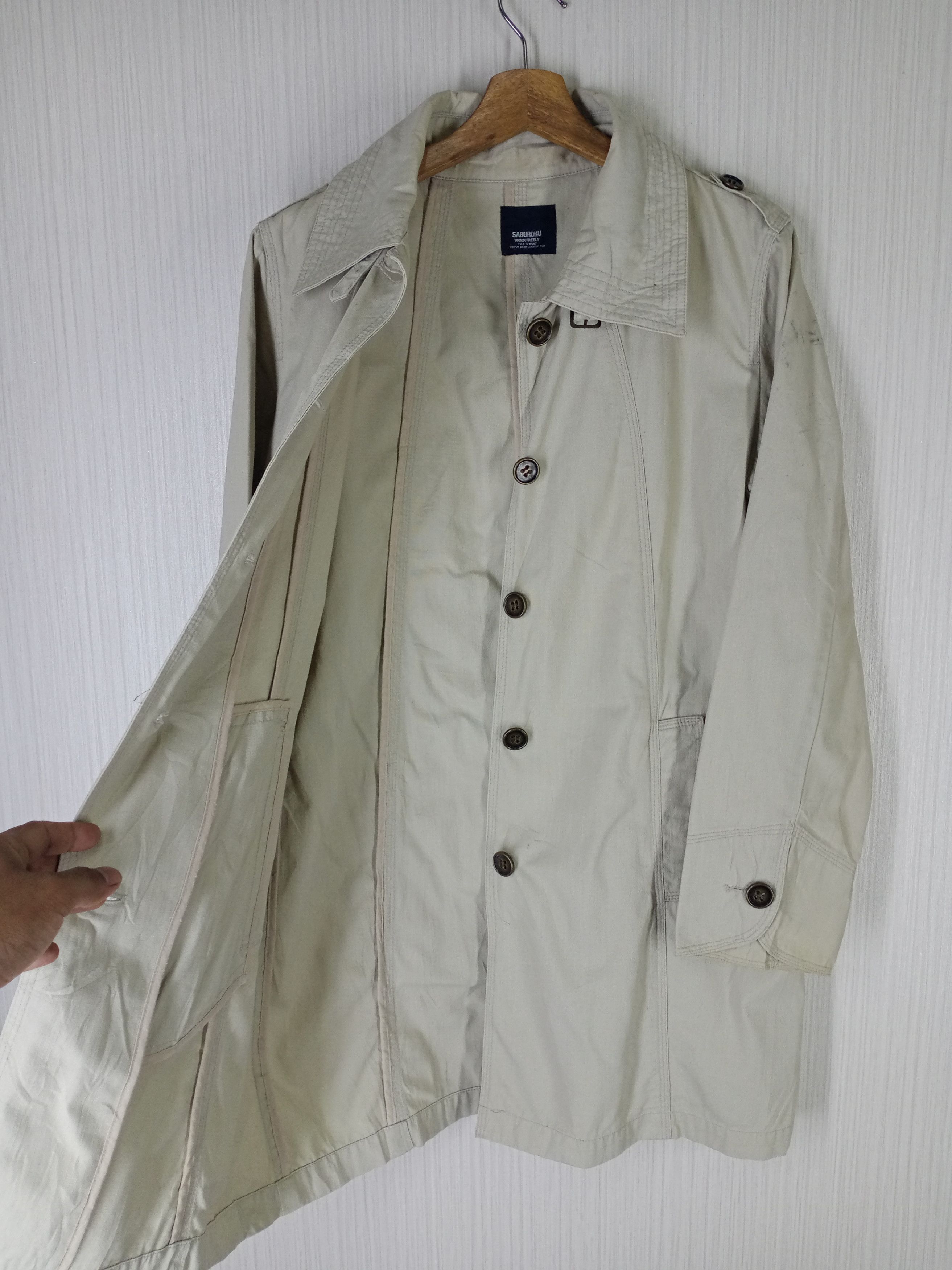 Designer × Japanese Brand Rare Vintage Saburoku Worn Freely Japanese Brand Jacket Size US L / EU 52-54 / 3 - 3 Thumbnail