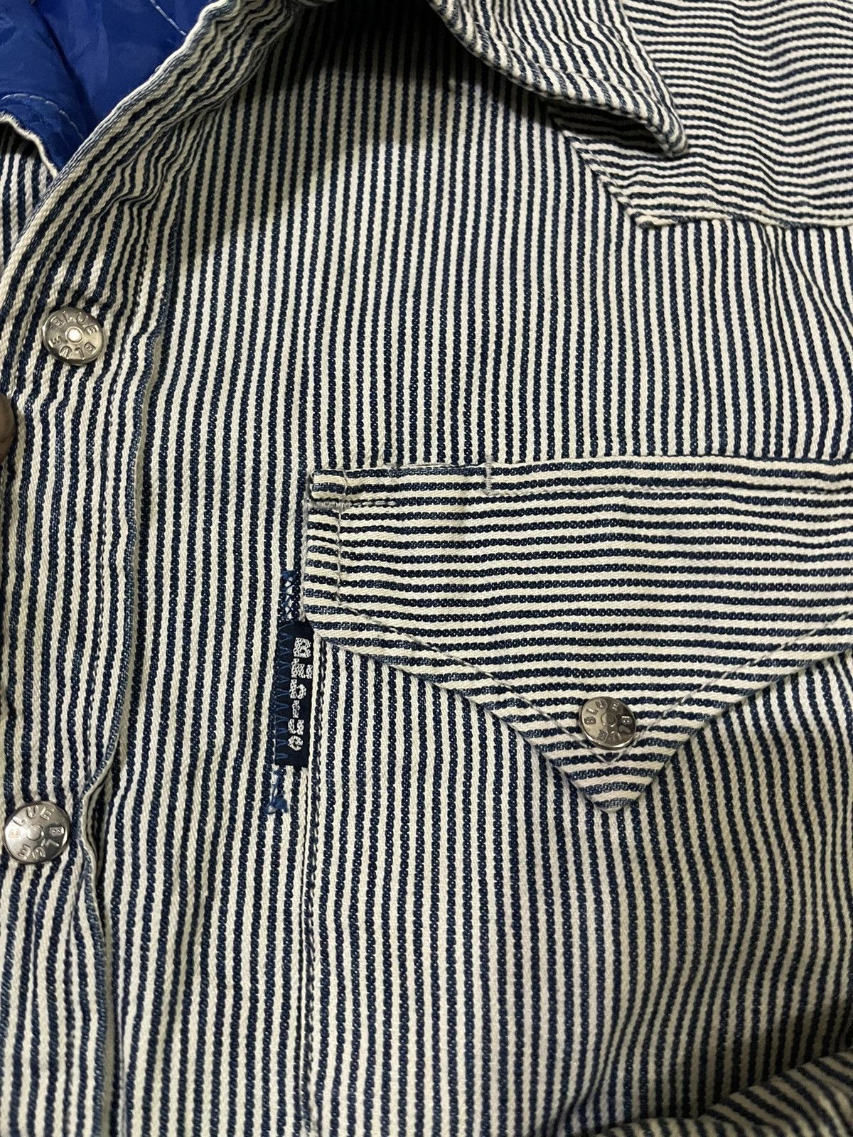 Blue Blue Japan × Japanese Brand Vintage Blue Blue Japan patch pocket western style jaclet Size US L / EU 52-54 / 3 - 3 Thumbnail