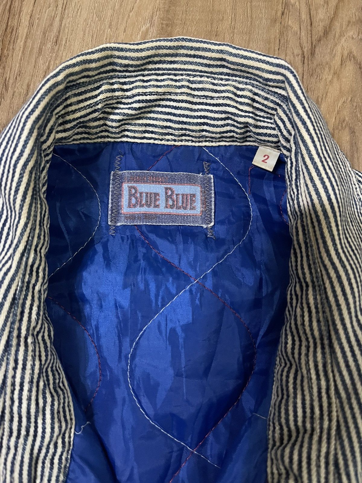 Blue Blue Japan × Japanese Brand Vintage Blue Blue Japan patch pocket western style jaclet Size US L / EU 52-54 / 3 - 4 Thumbnail