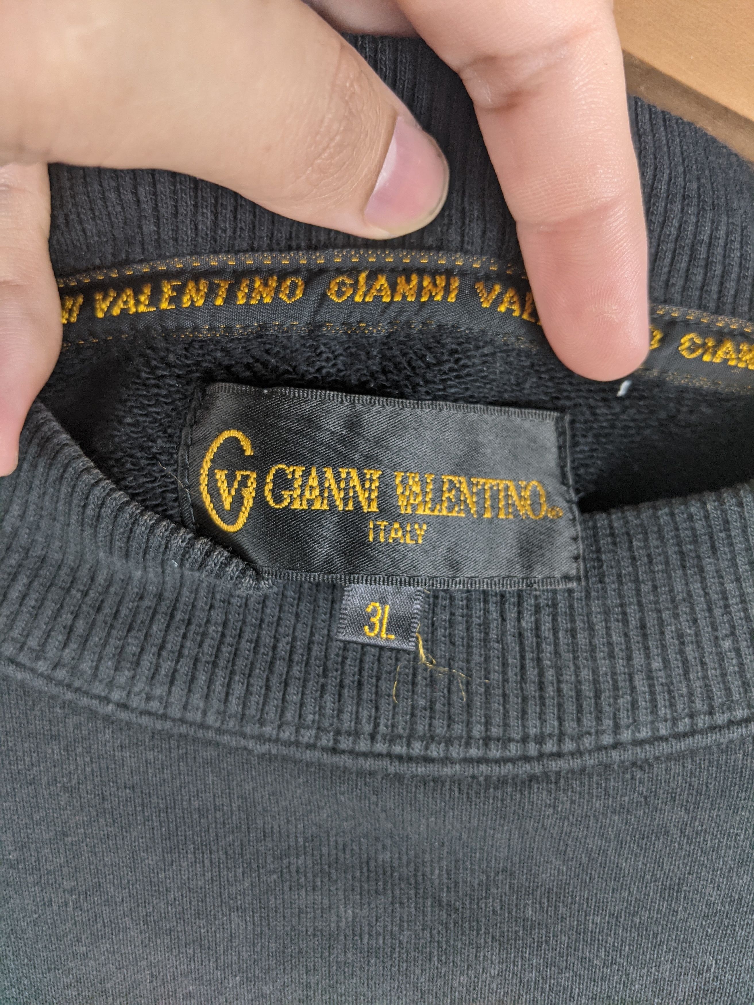 Giovanni Valentino Vintage Gianni Valentino Italy Sweatshirt Embroidery Size US XL / EU 56 / 4 - 4 Thumbnail