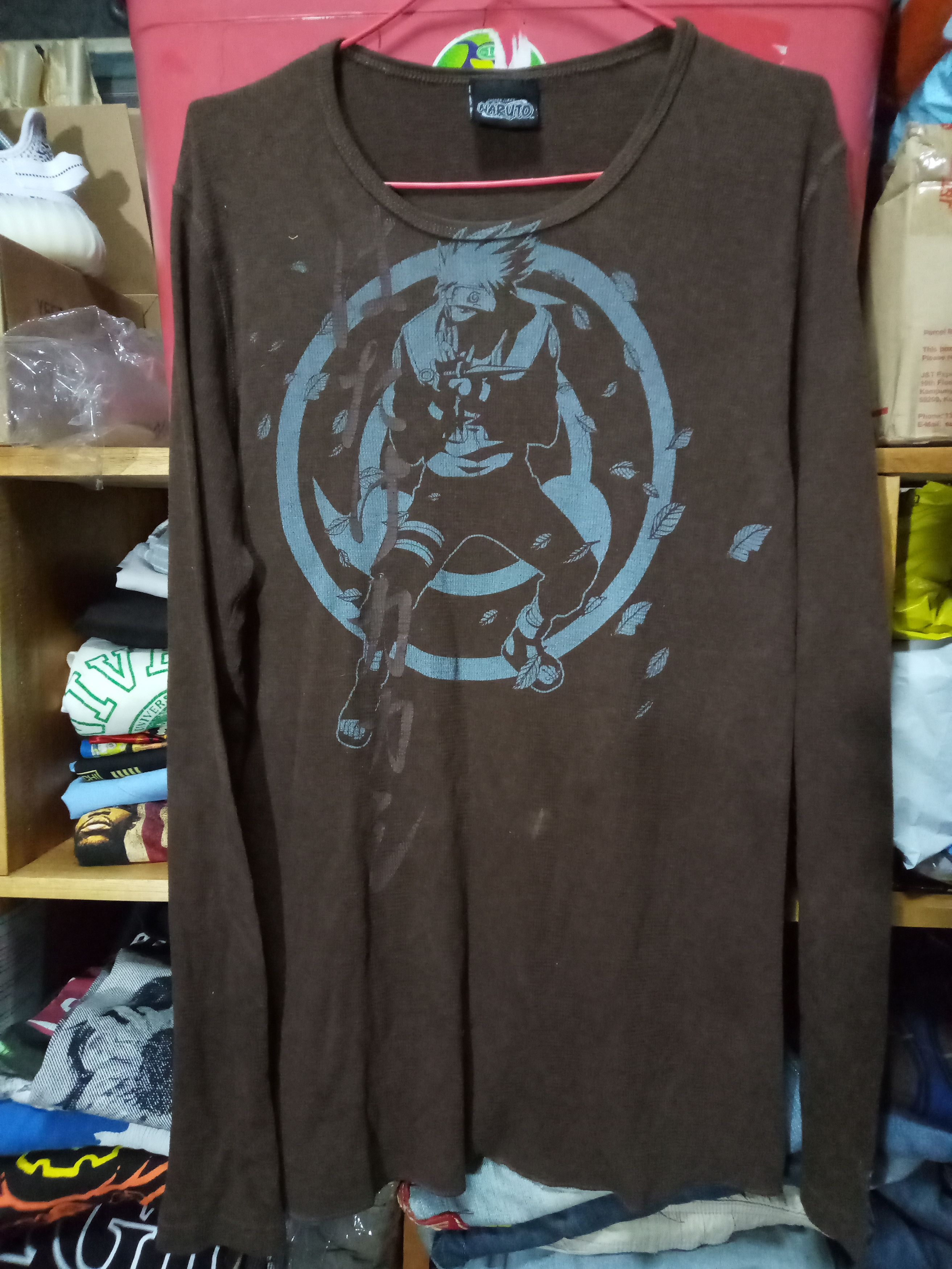 Anime Vintage Naruto Kakashi 2002 by Masashi kishamoto Anime tee Size US M / EU 48-50 / 2 - 1 Thumbnail
