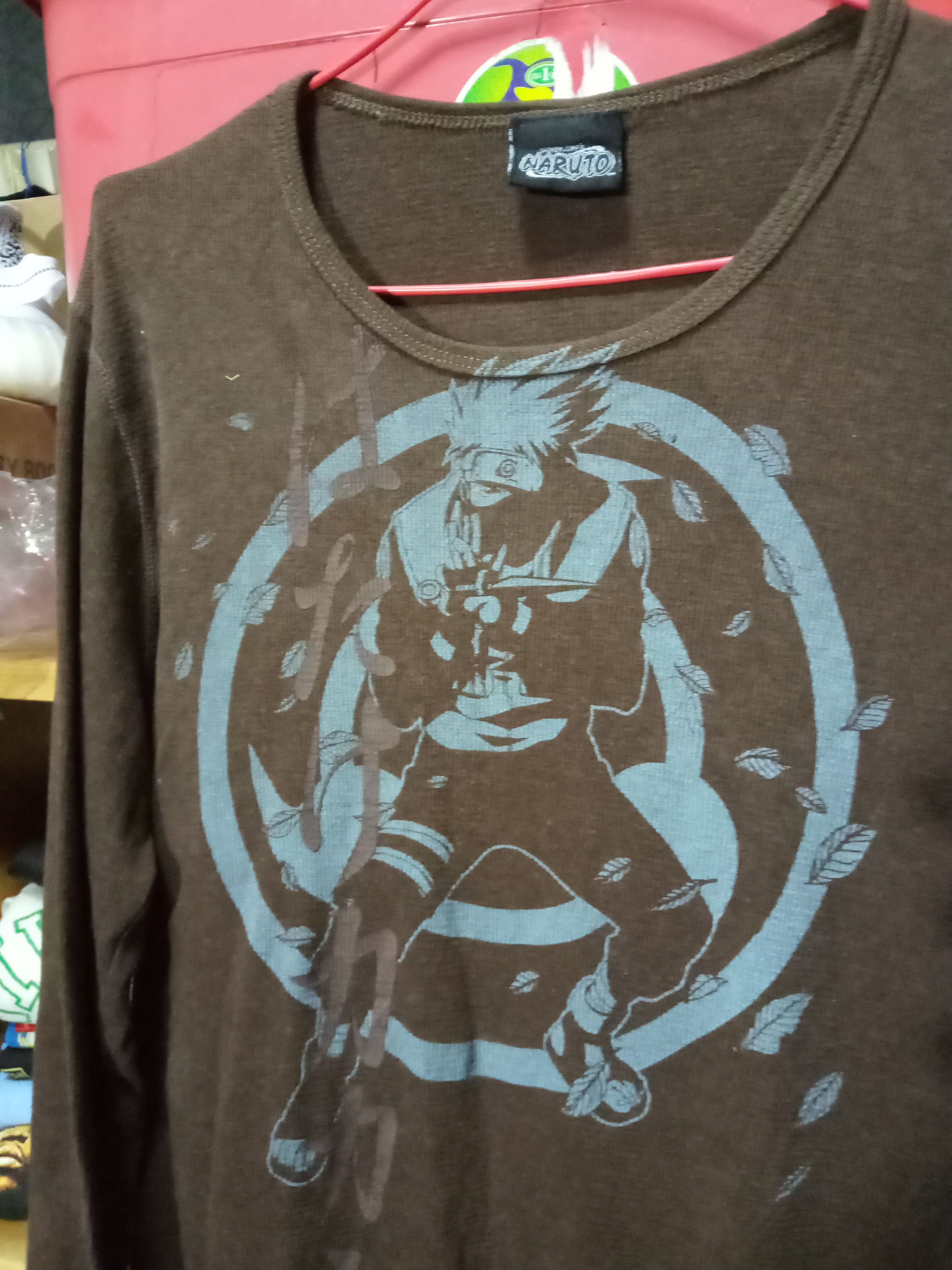 Anime Vintage Naruto Kakashi 2002 by Masashi kishamoto Anime tee Size US M / EU 48-50 / 2 - 2 Thumbnail