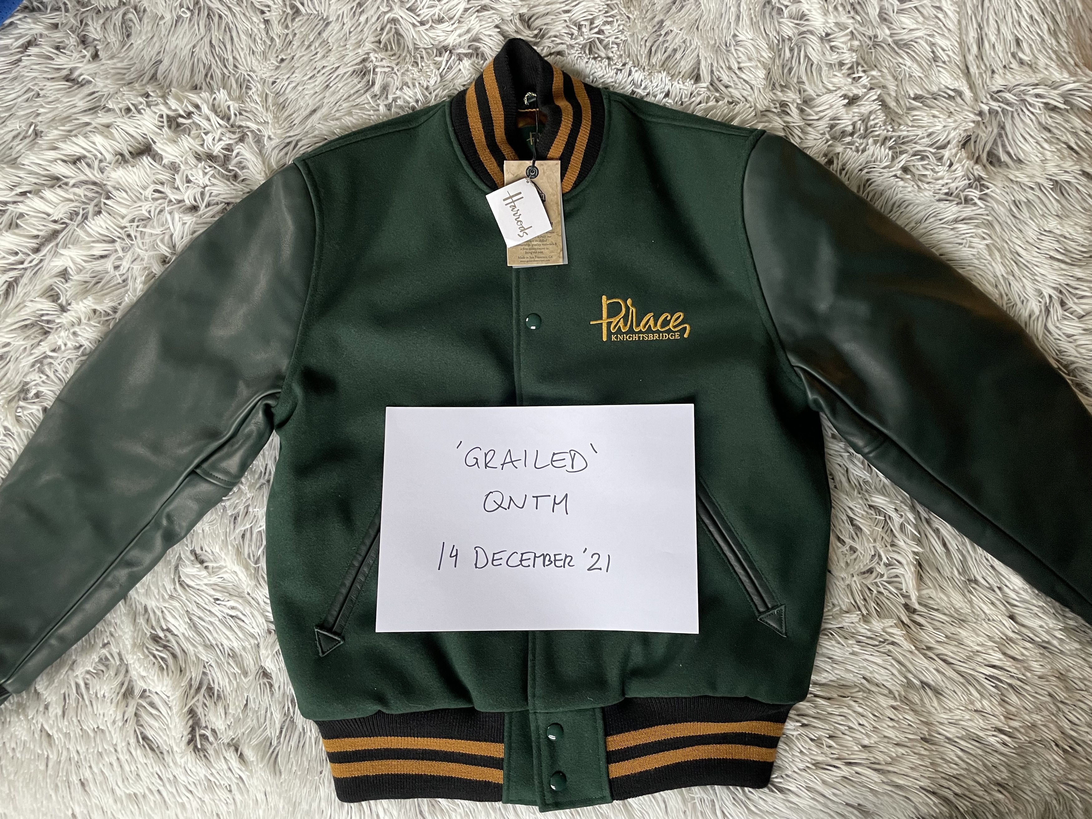 Palace Palace x Harrods - Golden Bear Varsity Jacket | Grailed