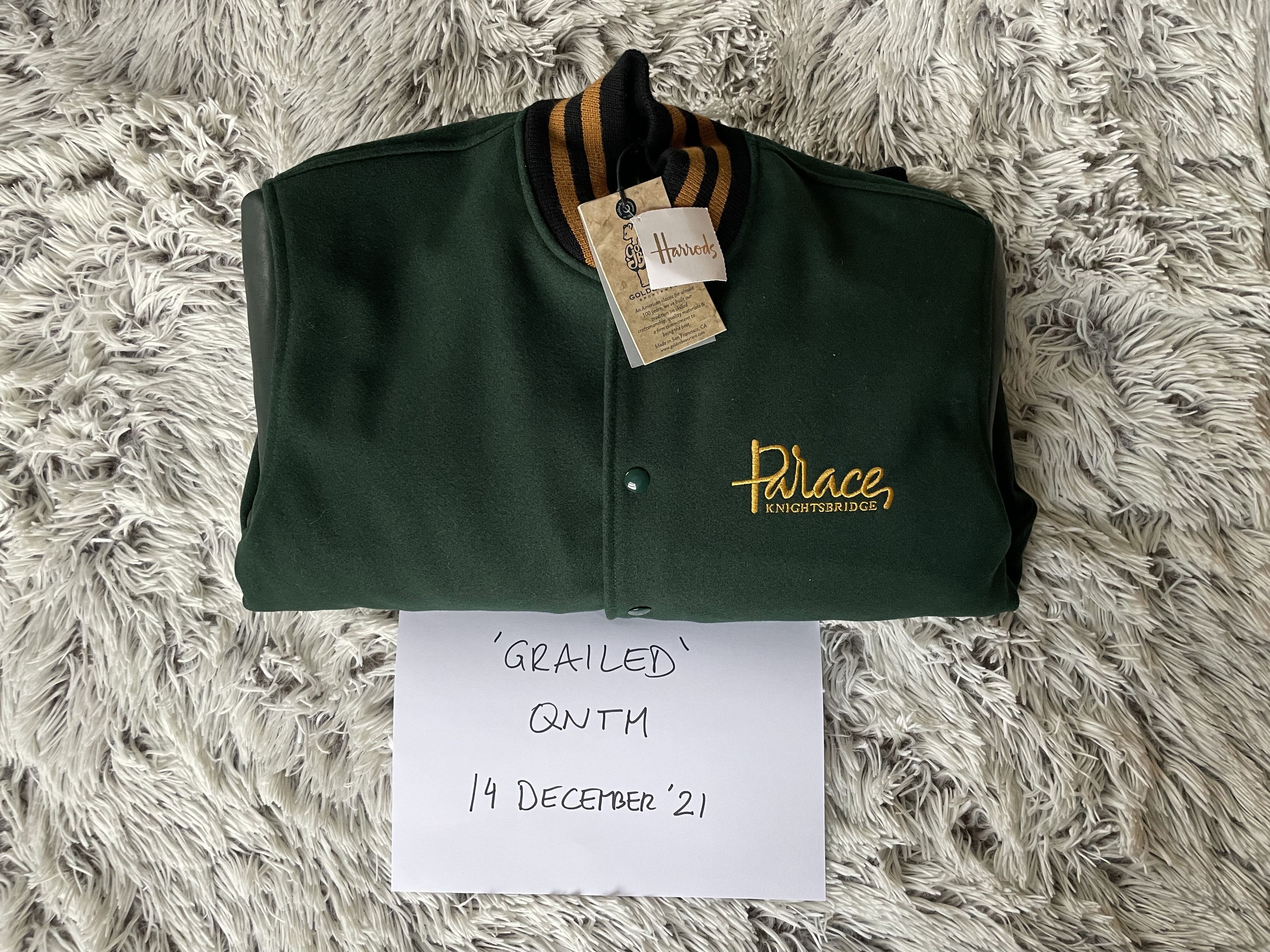 Palace Palace x Harrods - Golden Bear Varsity Jacket | Grailed