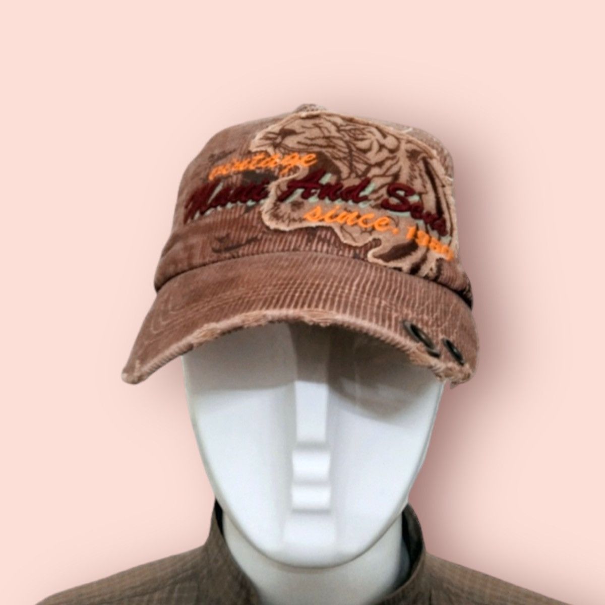Maui and Sons × Vintage VINTAGE MAUI AND SONS CORDUROY STRAPBACK CAP Size ONE SIZE - 3 Thumbnail