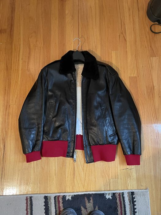 Calvin klein clearance 205w39nyc leather jacket