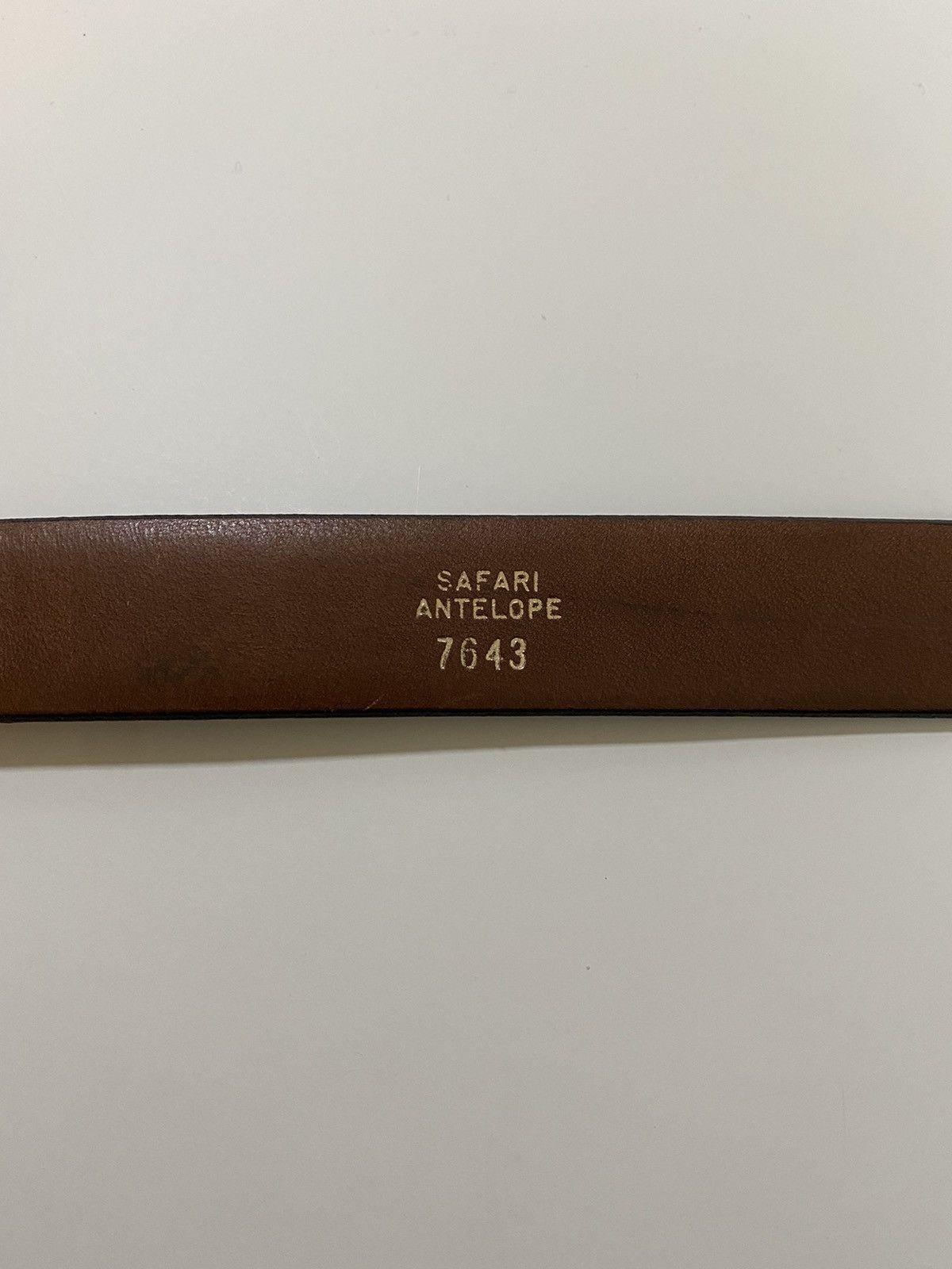 Vintage Antelope Belt Size 40 - 2 Thumbnail