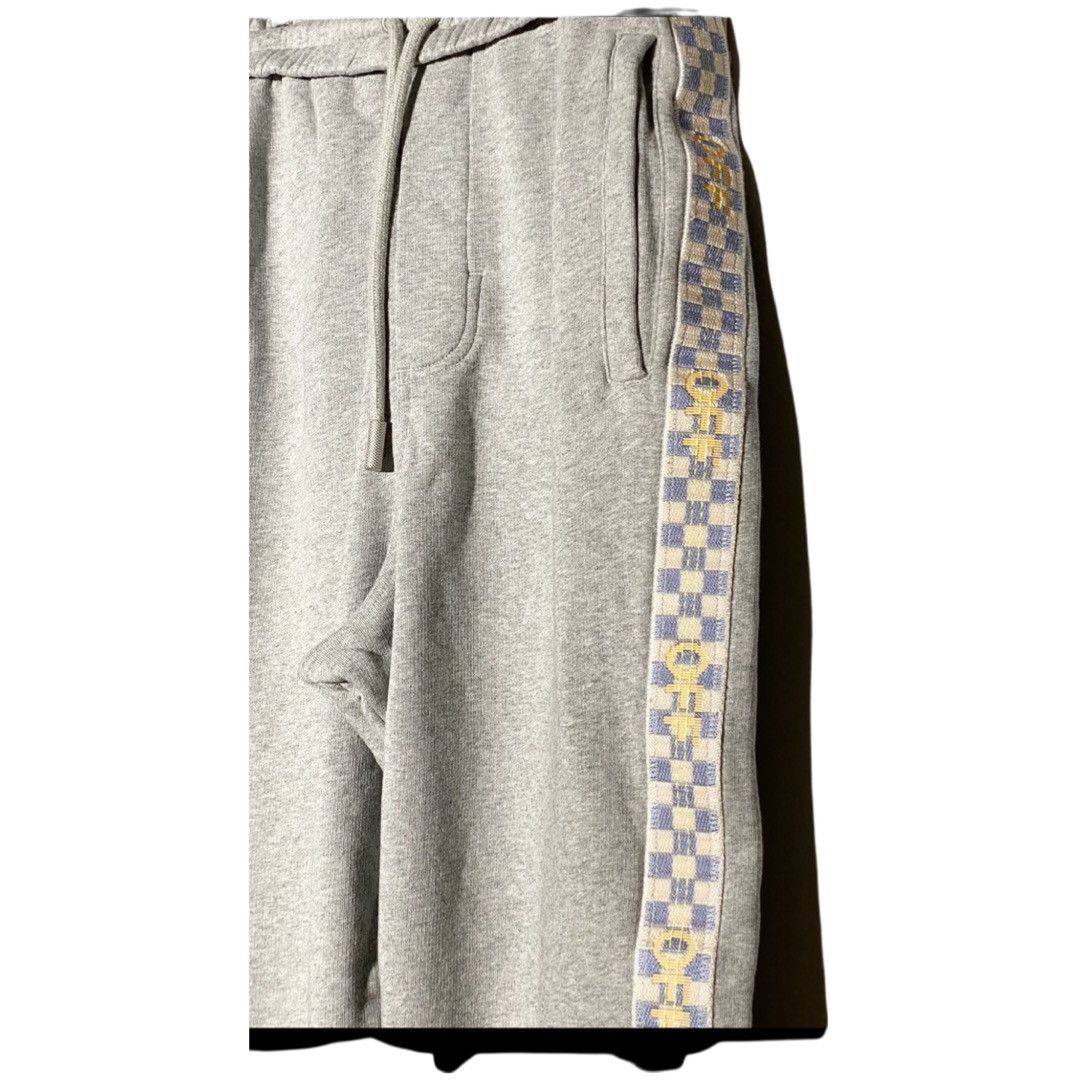 Off-White New off-white side tape sweatpants Size US 28 / EU 44 - 2 Thumbnail