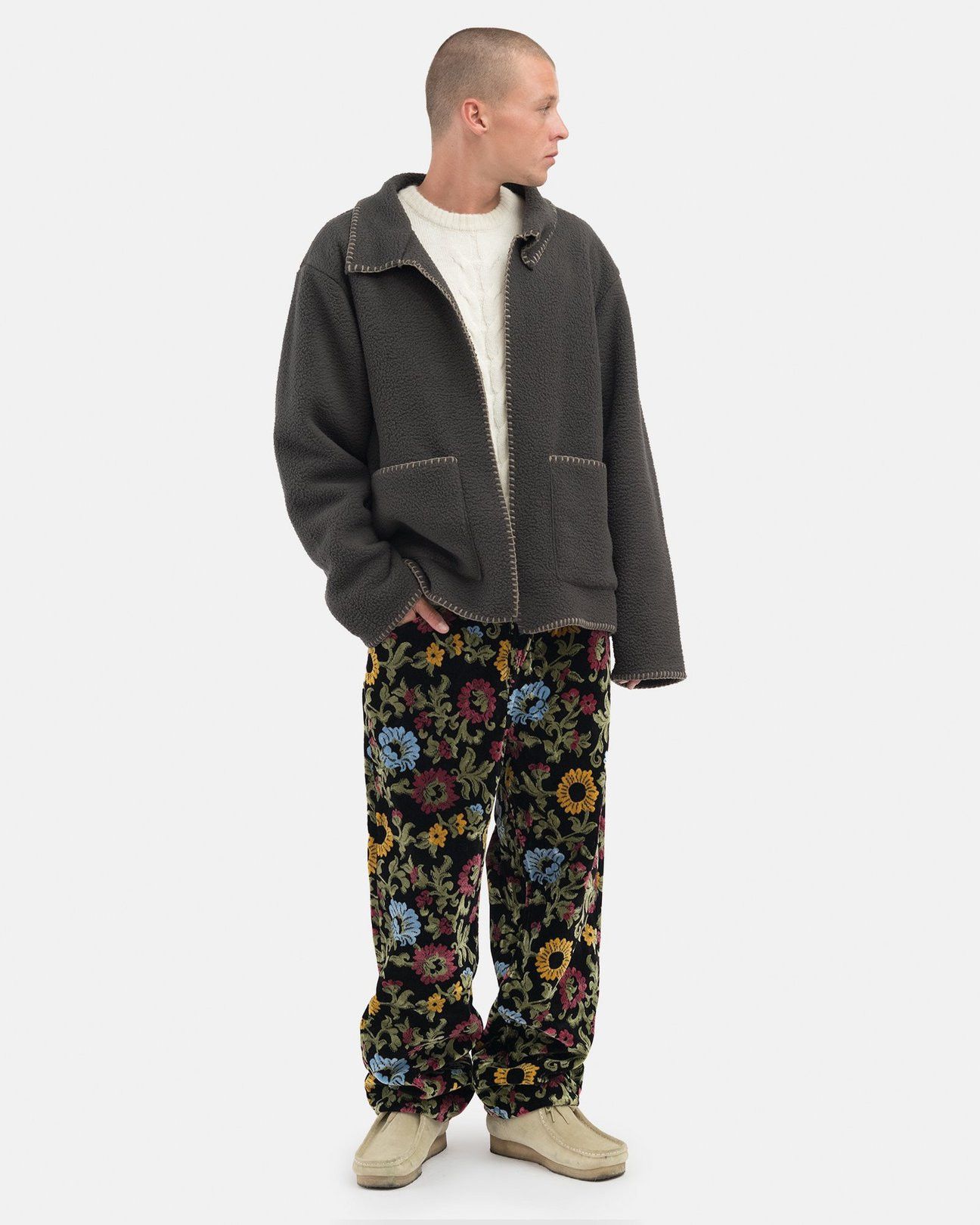 Stussy Stussy Floral Jacquard Big Ol' Jeans | Grailed